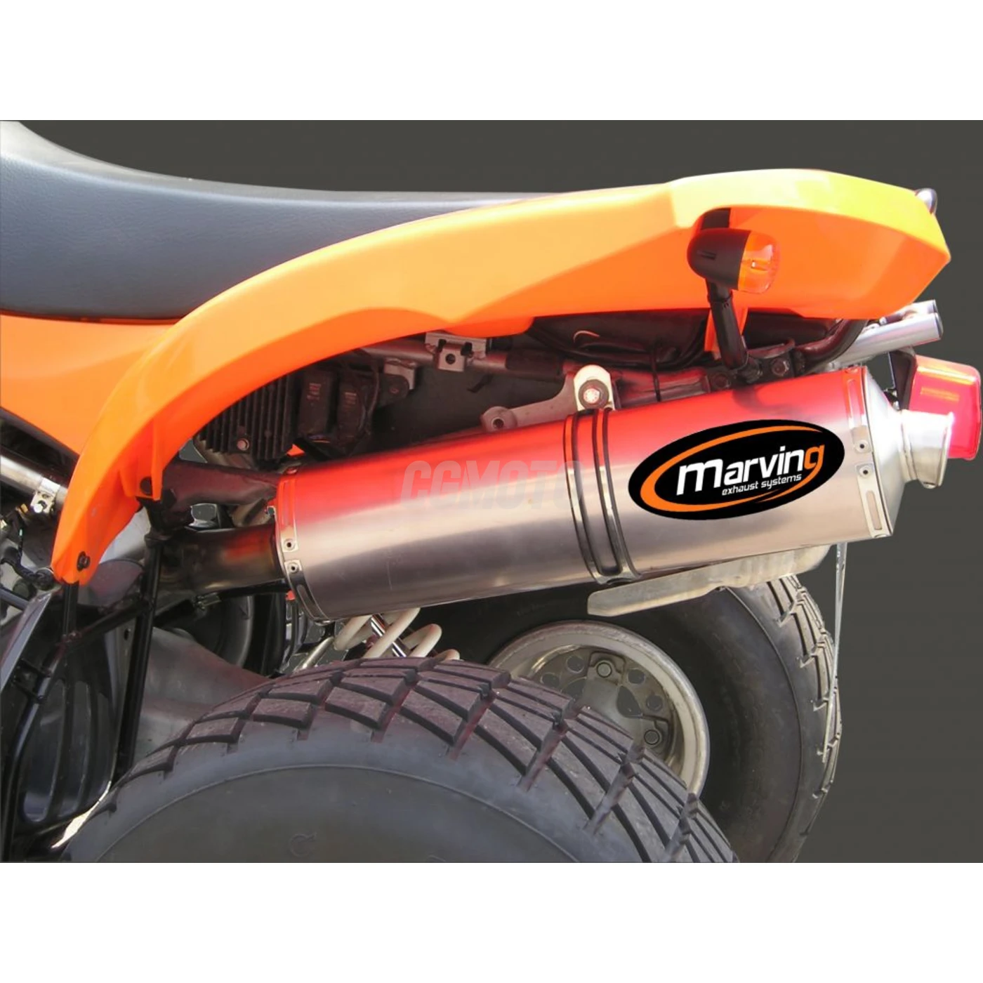 Silencieux Atv Line KVX 400 2003 Big Oval Alu