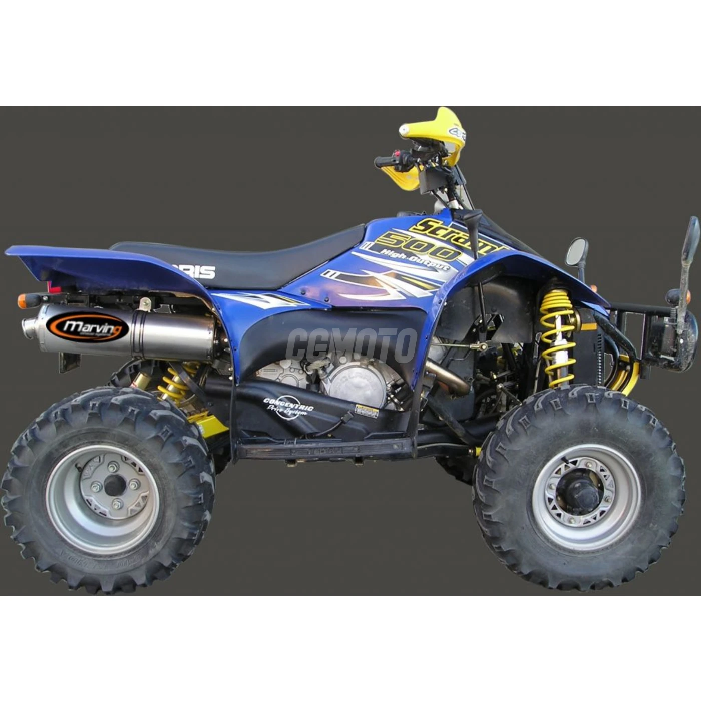 Silencieux Atv Line SCRAMBLER 500 Big Oval Alu