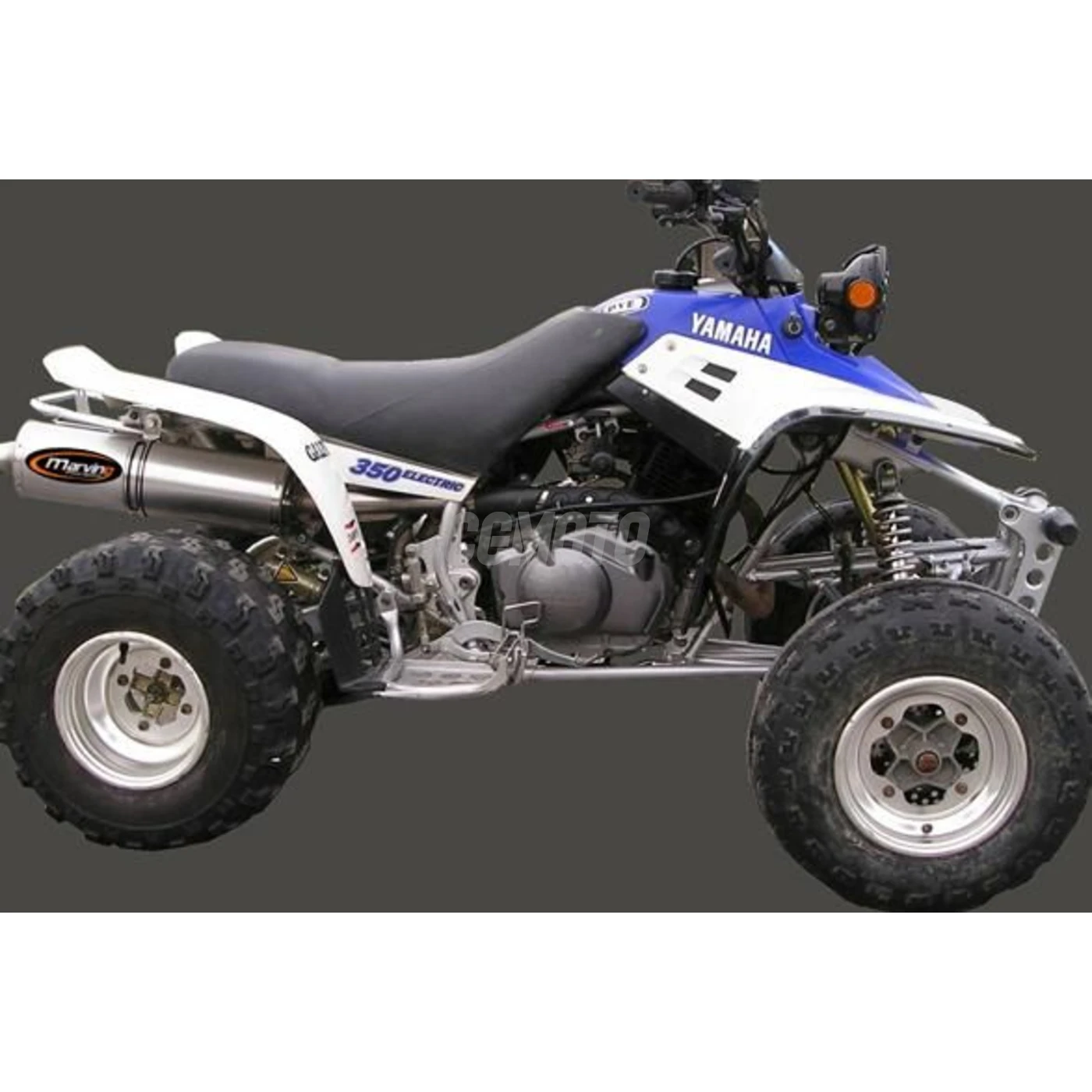 Silencieux Atv Line YFM 350 WARRIOR Big Oval Alu