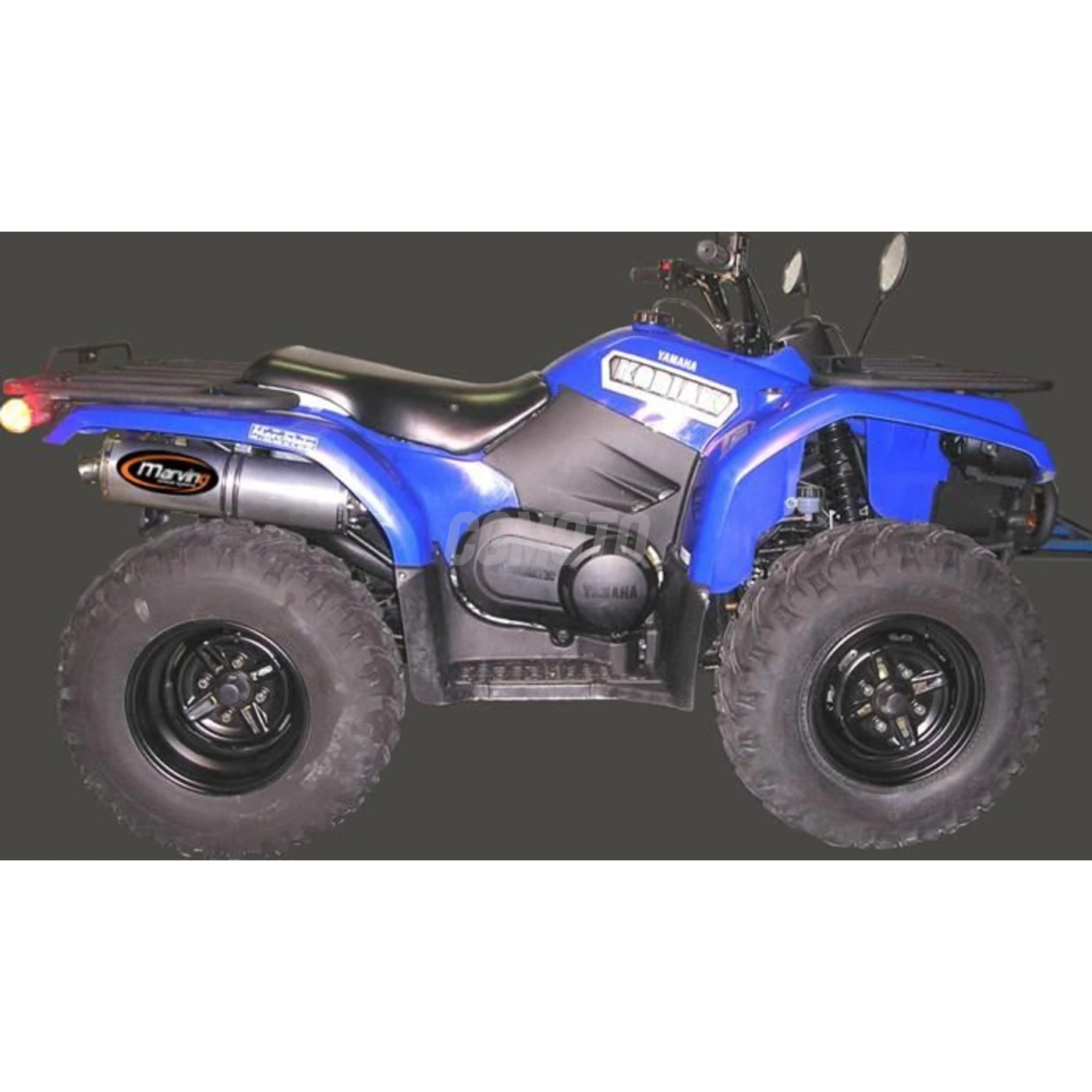 Pot 400/450 Kodiak Ligne Complète Atv Line Silencieux Ovale Alu