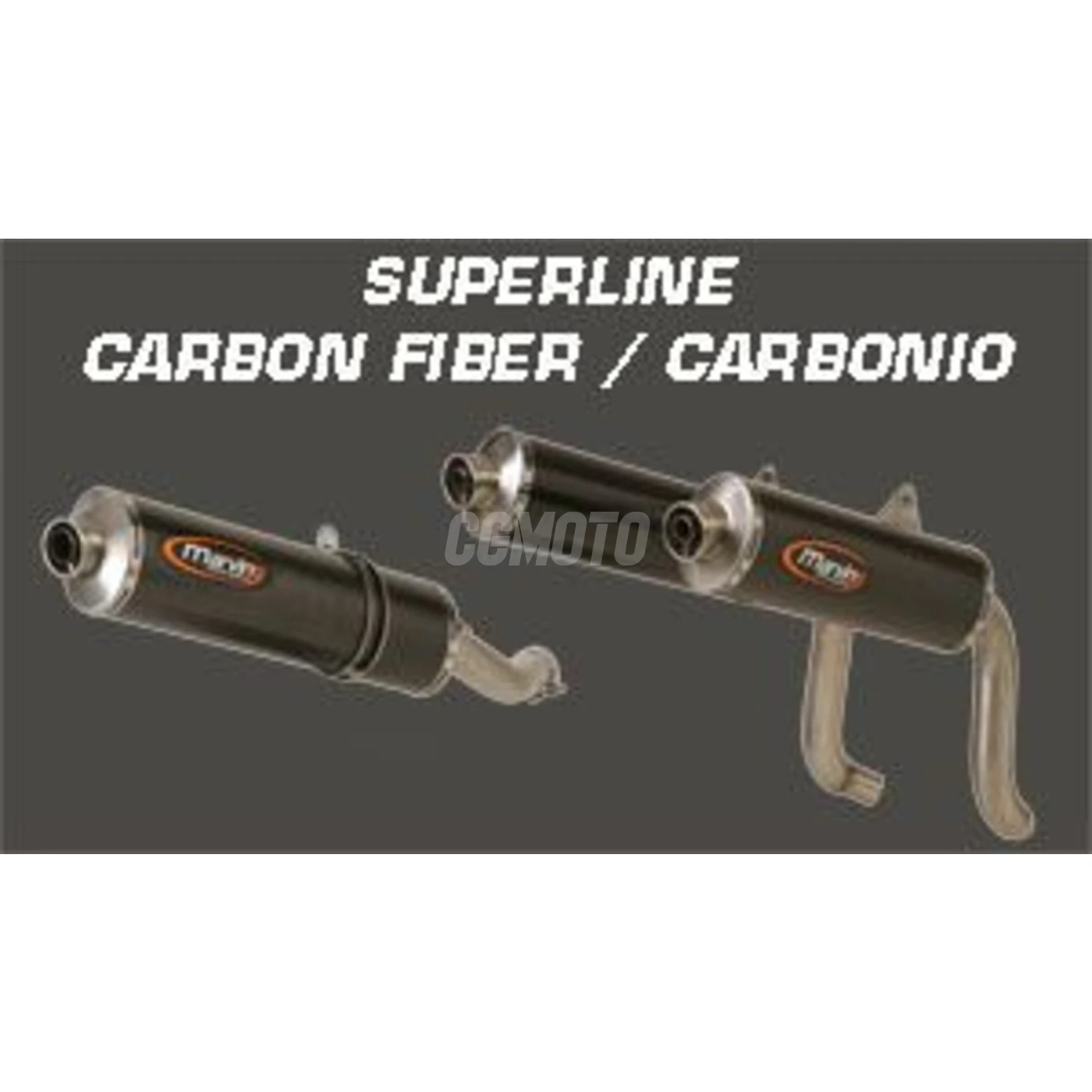 Silencieux Superline SV 650 2003/2005 Big Oval Carbone