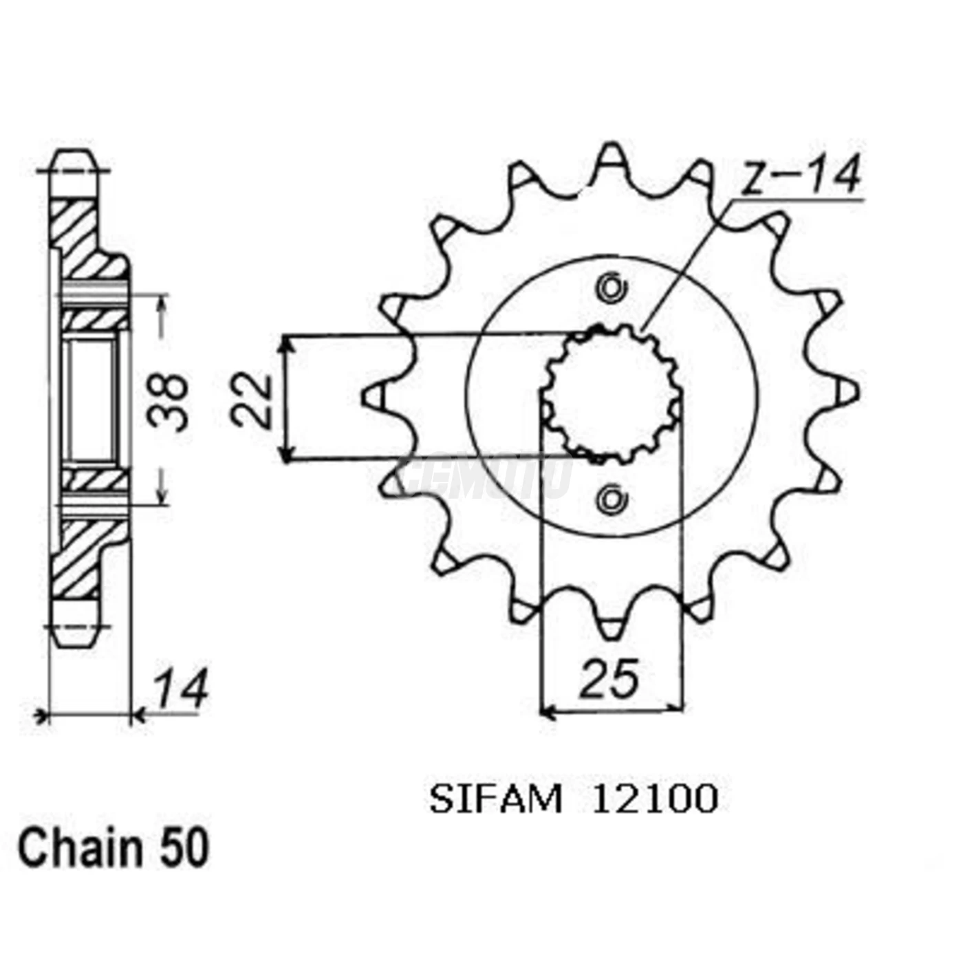 Pignon 900 Elefant Expl.90-91