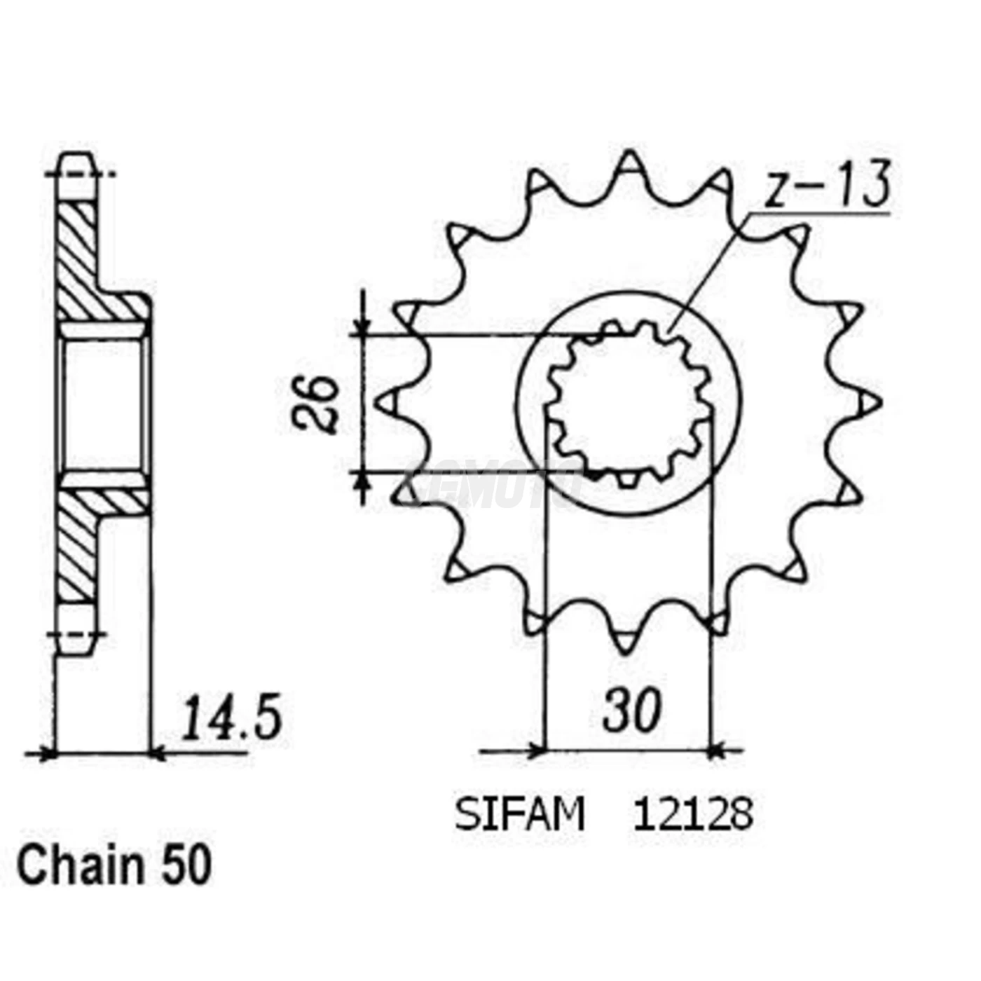 Pignon Cbx 1000 81-82