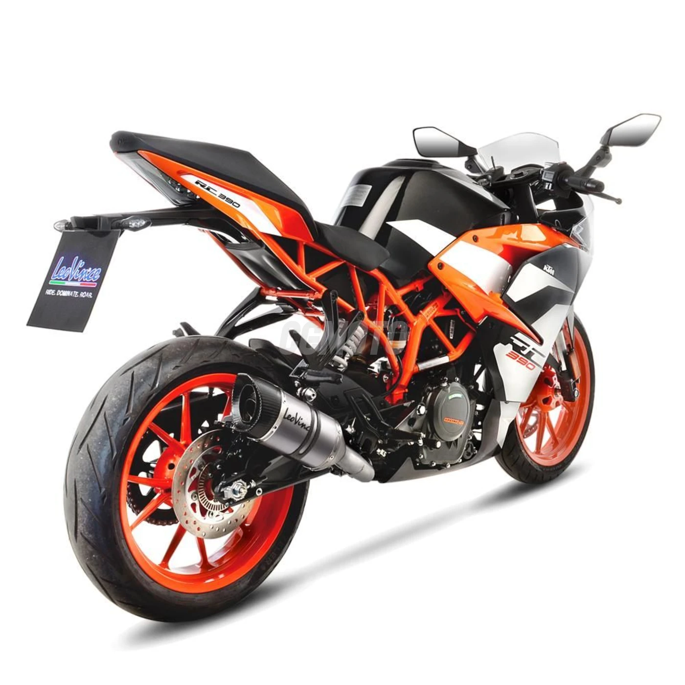 SBK LV PRO KTM DUKE 125/RC 125 - DUKE 390/RC 390 INOX SLIP-ON