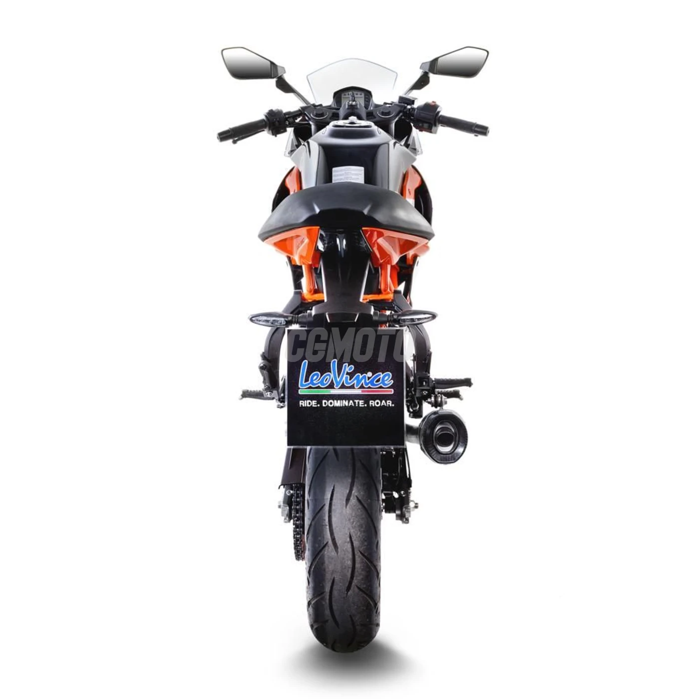 SBK LV PRO KTM DUKE 125/RC 125 - DUKE 390/RC 390 INOX SLIP-ON