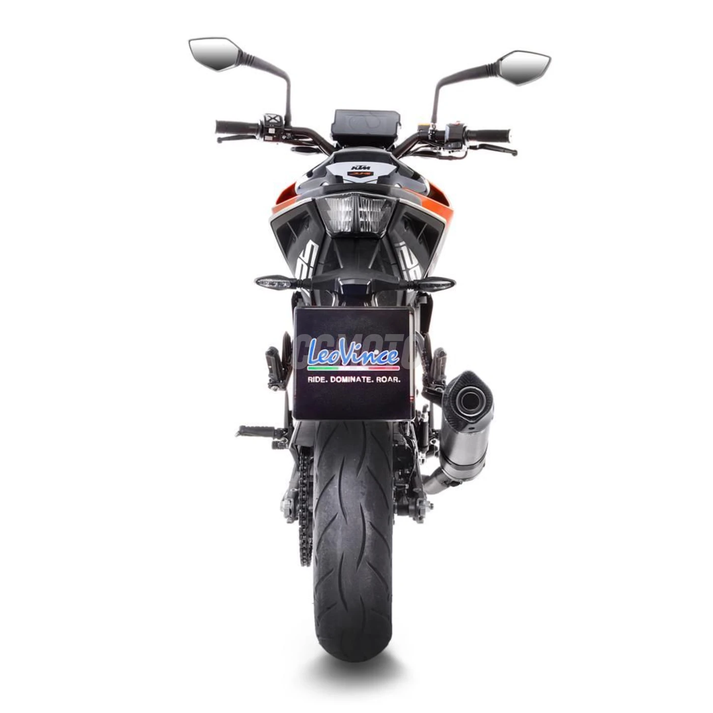 SBK LV ONE EVO KTM DUKE 125/RC 125 - DUKE 390/RC 390 INOX SLIP-ON