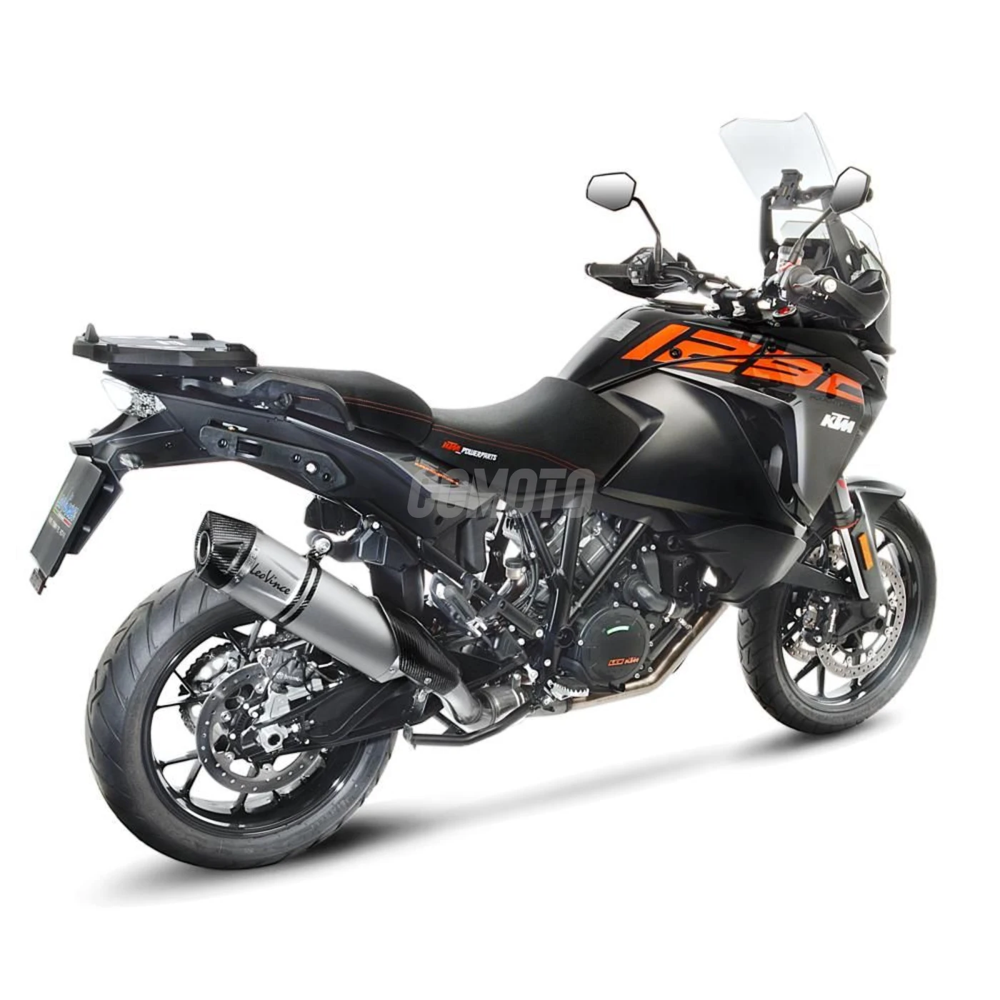 SBK LV ONE EVO KTM 1090 ADV/R - 1290 SUPER ADV R/S/T INOX w/bags SLIP-ON