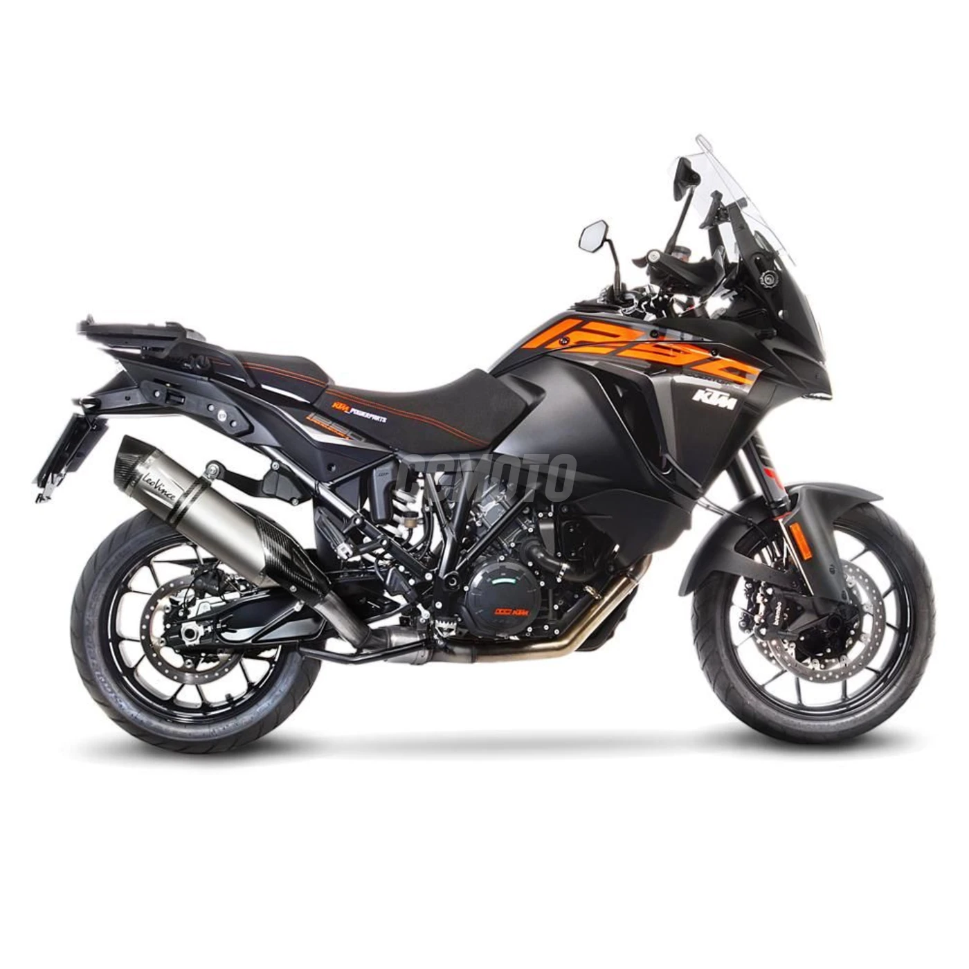 SBK LV ONE EVO KTM 1090 ADV/R - 1290 SUPER ADV R/S/T INOX w/bags SLIP-ON