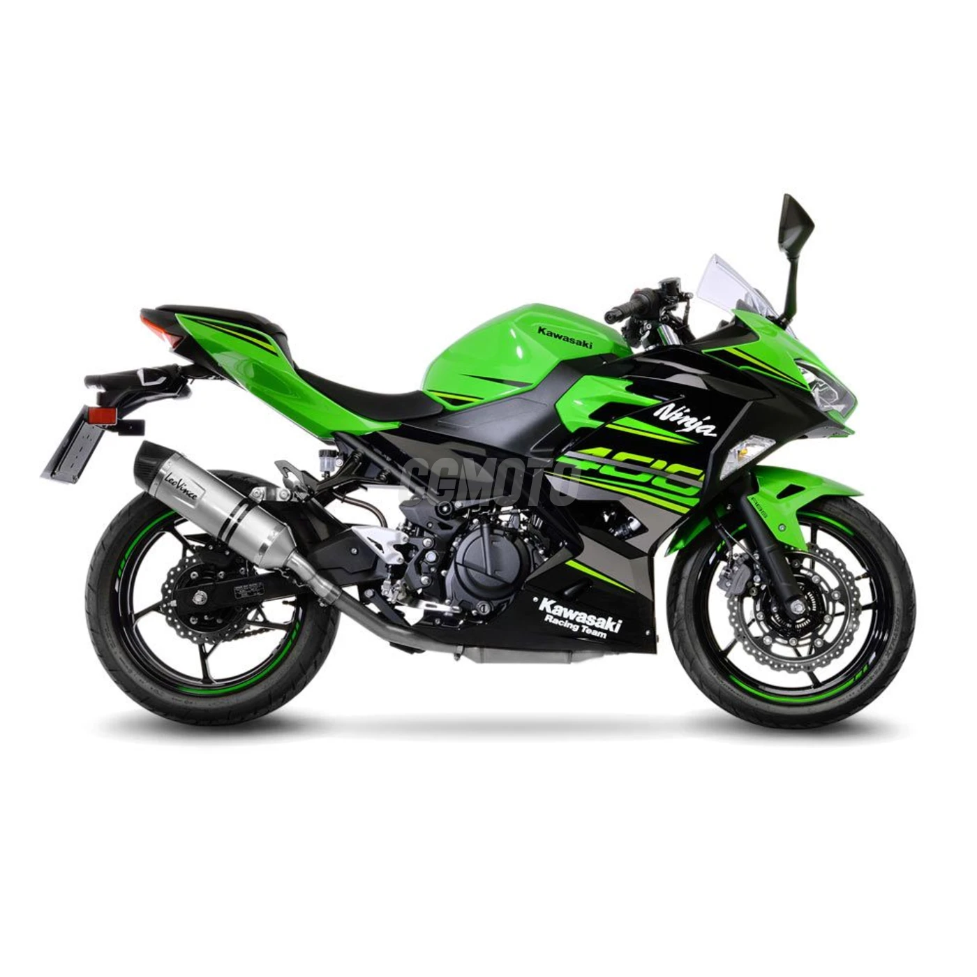 SBK LV ONE EVO KAWASAKI NINJA 400 INOX SLIP-ON