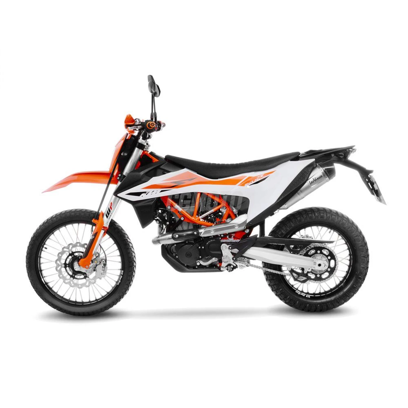 SBK LV ONE EVO 1/1 KTM 690 ENDURO R/SMC R INOX with catalyst FULL SYSTEM 1/1