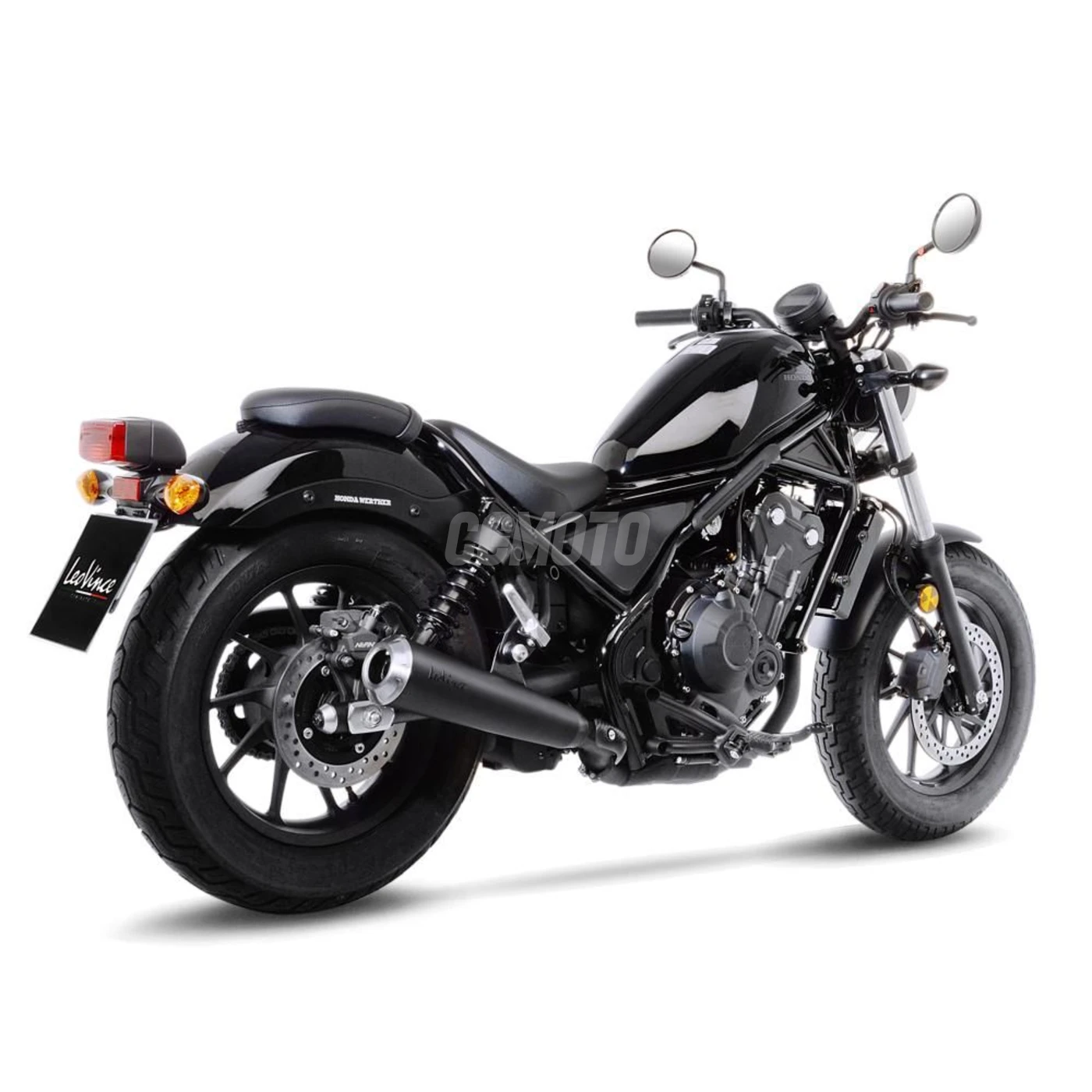 SBK CLASSIC RACER BLACK HONDA CMX 500 REBEL SLIP-ON