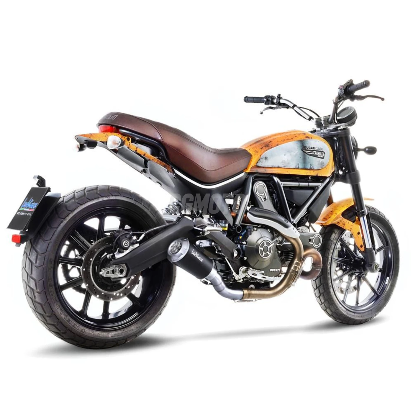 SBK LV-10 BLACK DUCATI SCRAMBLER 800 ICON/CLASSIC SLIP-ON