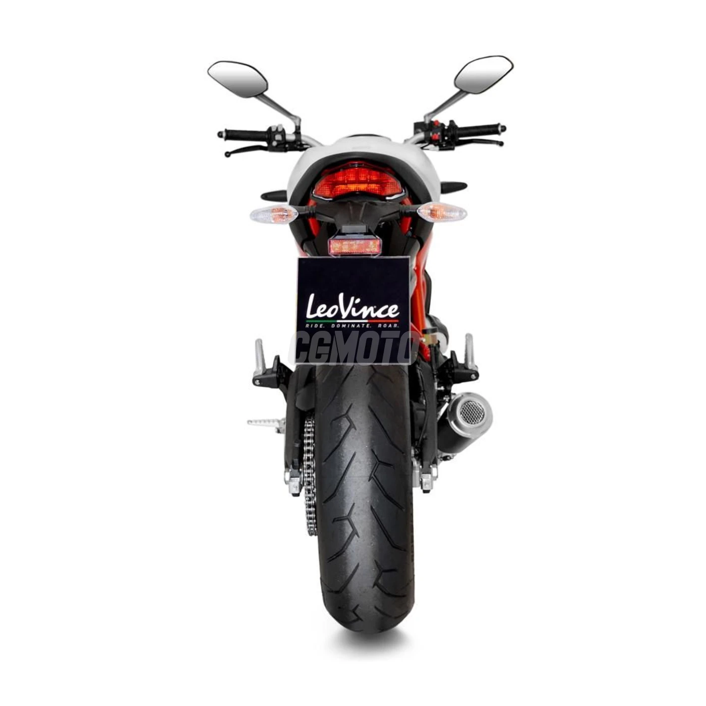 SBK LV-10 BLACK DUCATI SCRAMBLER 800 ICON/CLASSIC SLIP-ON