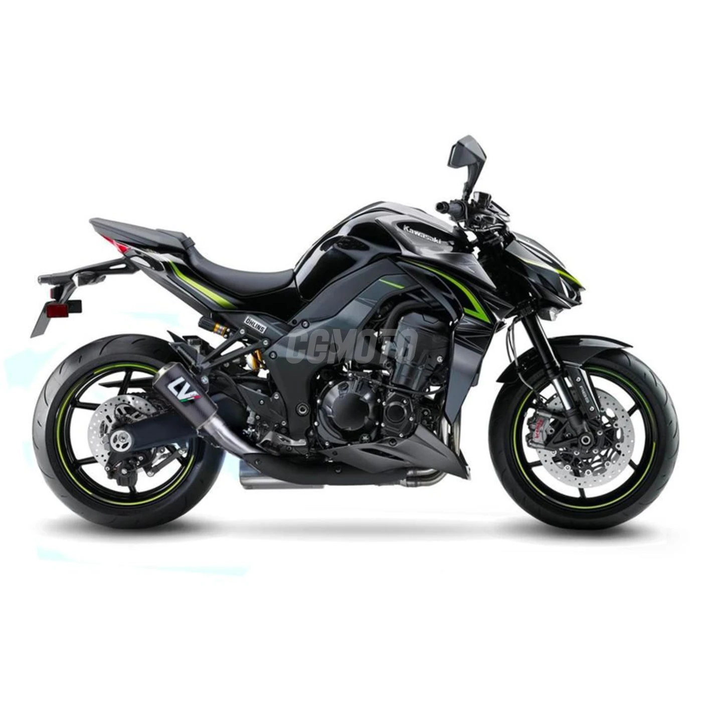 SBK LV-10 CARBON KAWASAKI Z 1000/Z 1000 SX 2 SLIP ON