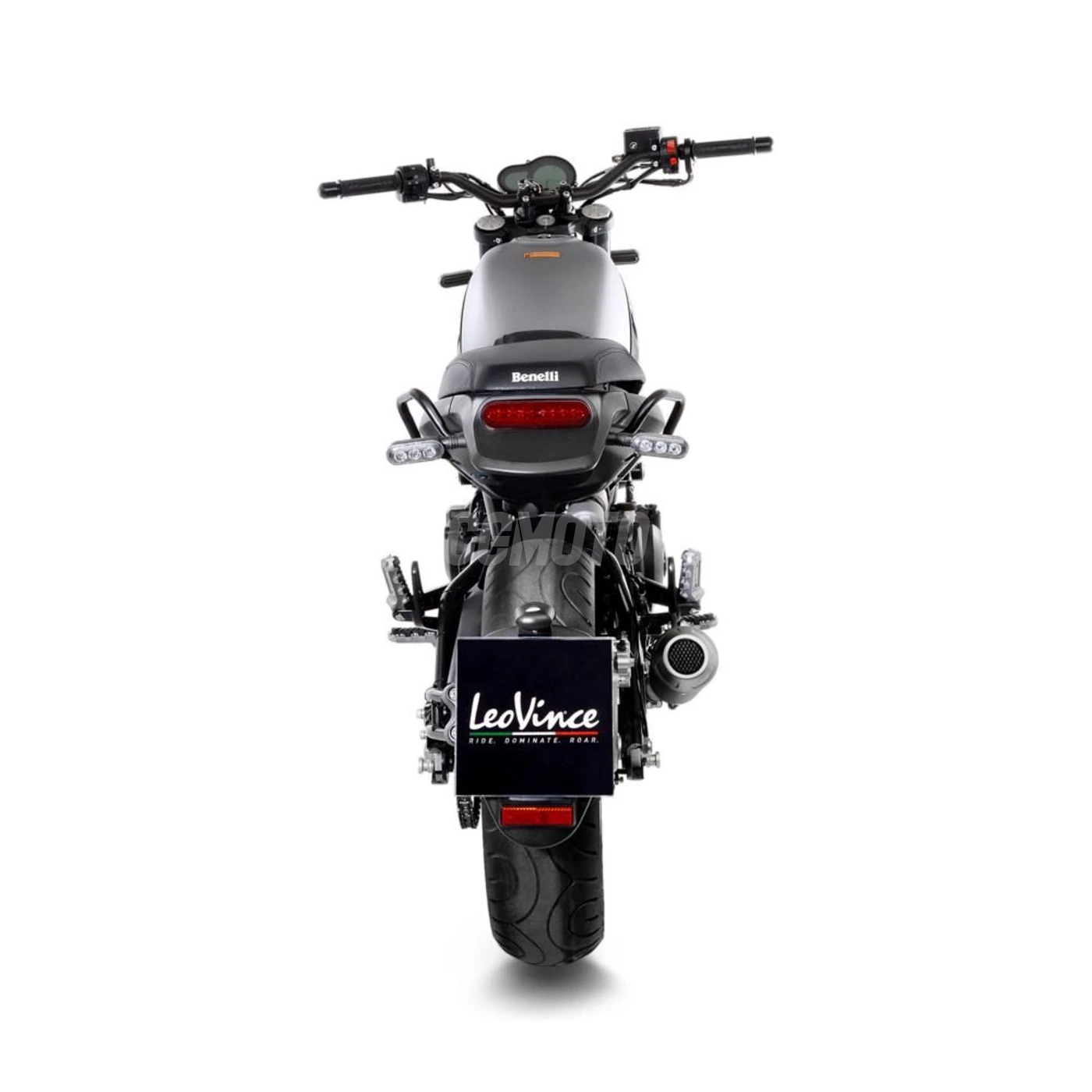 SBK LV-10 BLACK BENELLI LEONCINO / LEONCINO TRAIL SLIP-ON