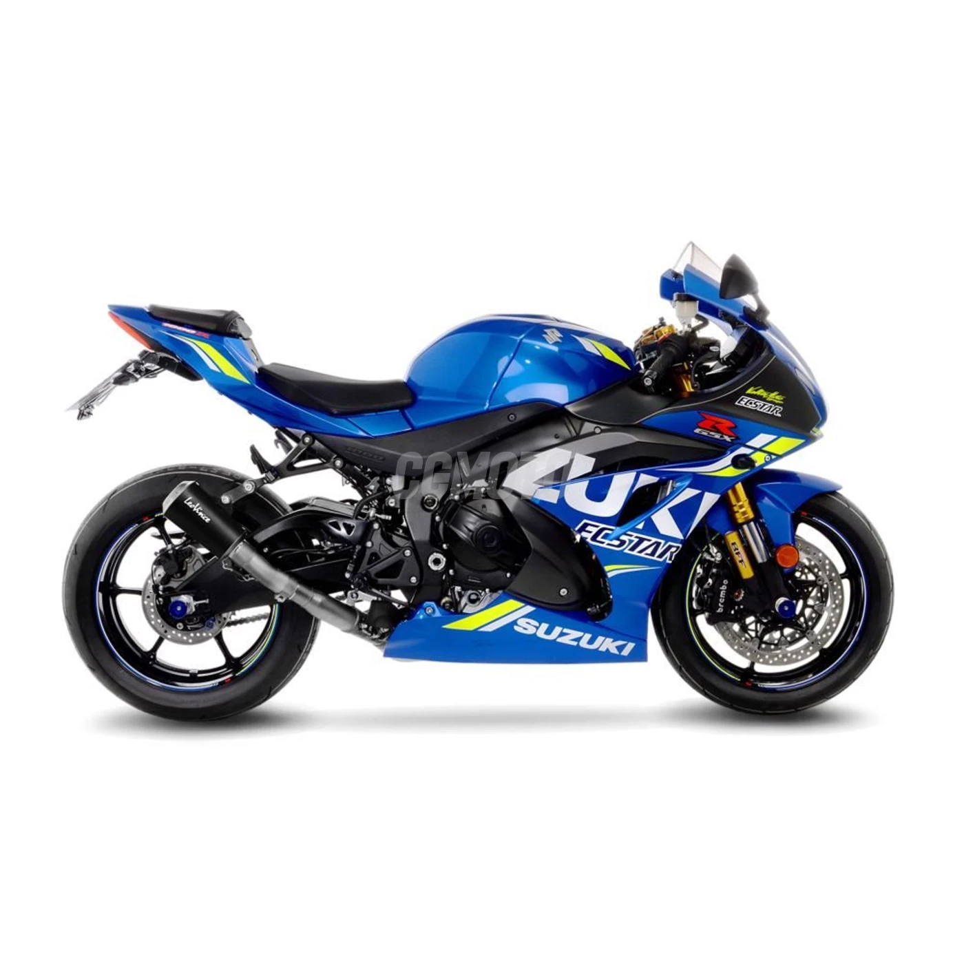 SBK LV-10 BLACK SUZUKI GSX-R 1000/R SLIP-ON