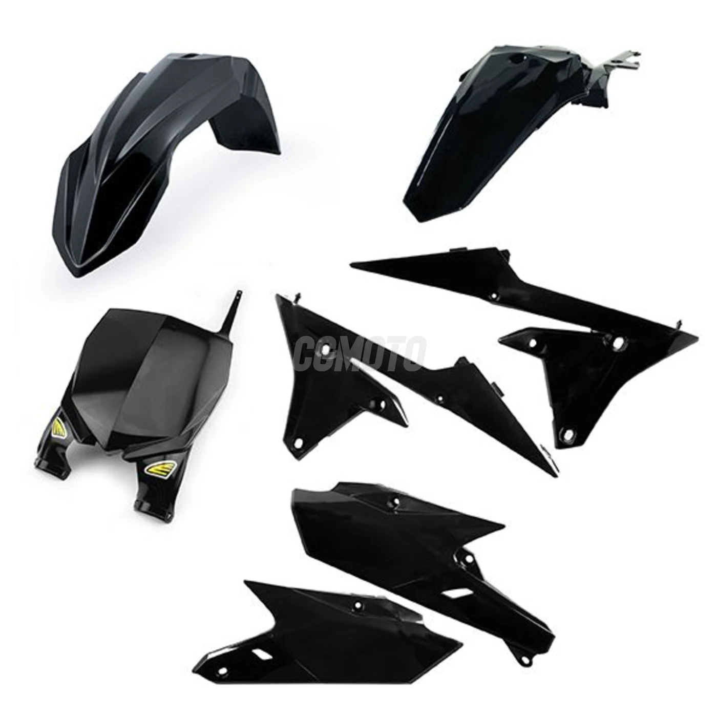 Kit plastique 5 elements YAMAHA YZF250 14 - Noir