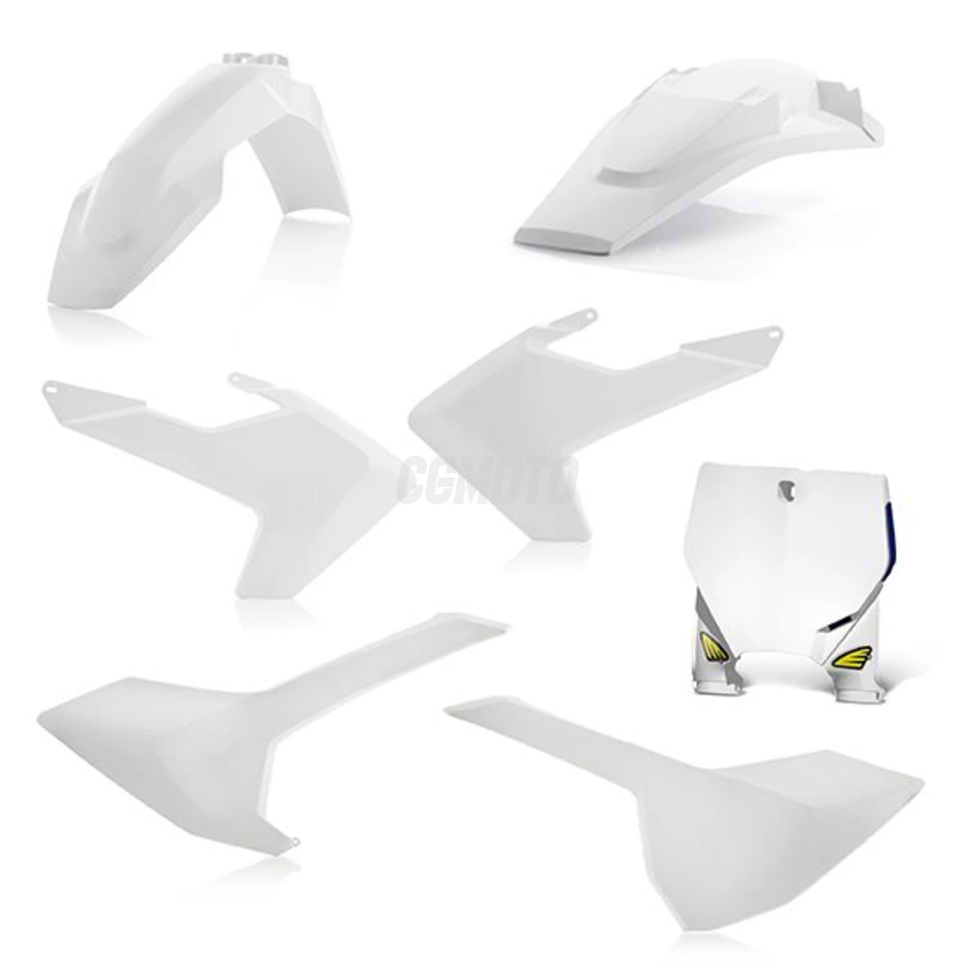 Kit plastique 5 elements HVA TC/FC 16 - Blanc