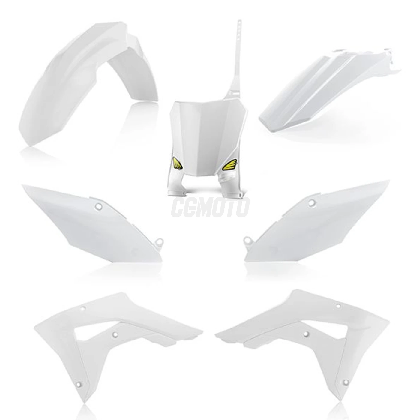 Kit plastique 5 elements HONDA CRF450RX 17 - Blanc