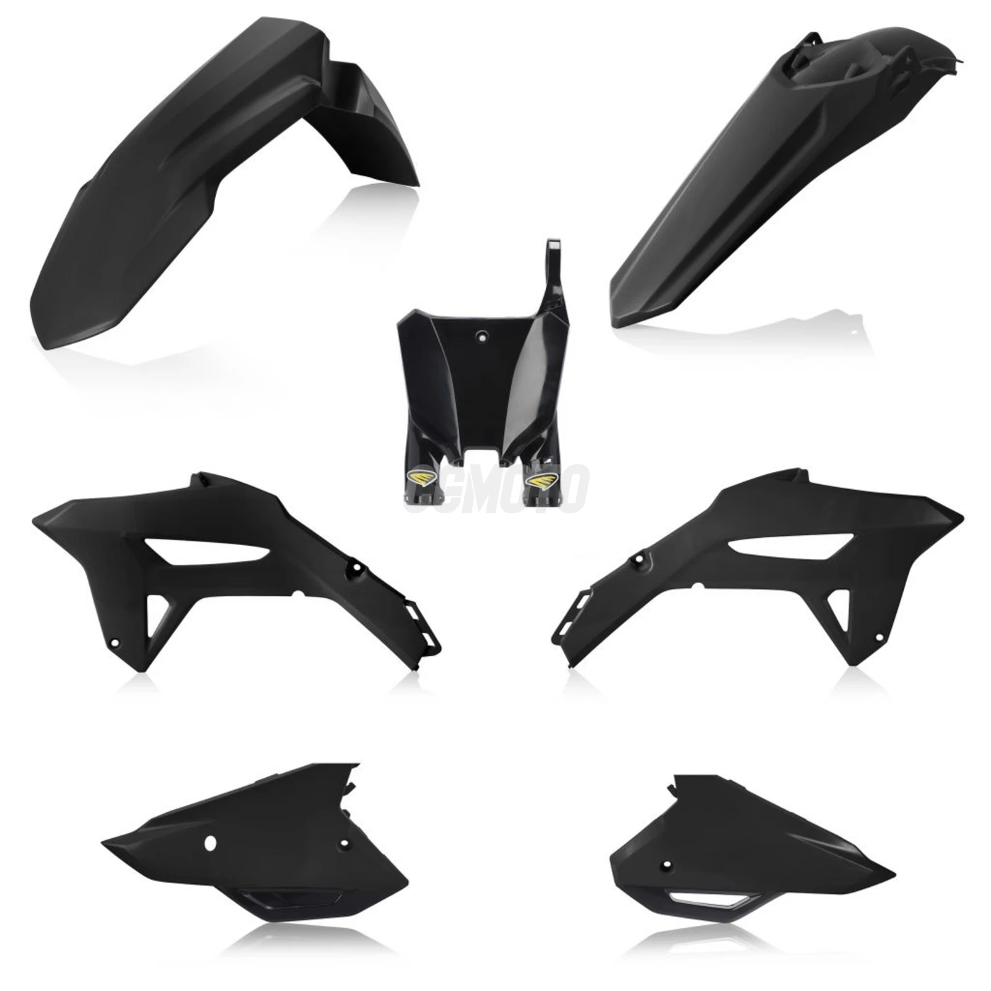 KIT PLASTIQUE CYCRA 5 ELEMENTS 450 CRF 2021 NOIR