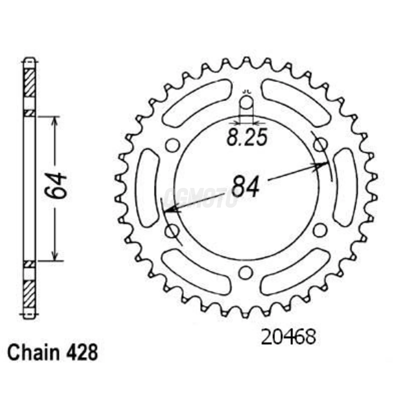 Couronne Ts 125 Er 78-85