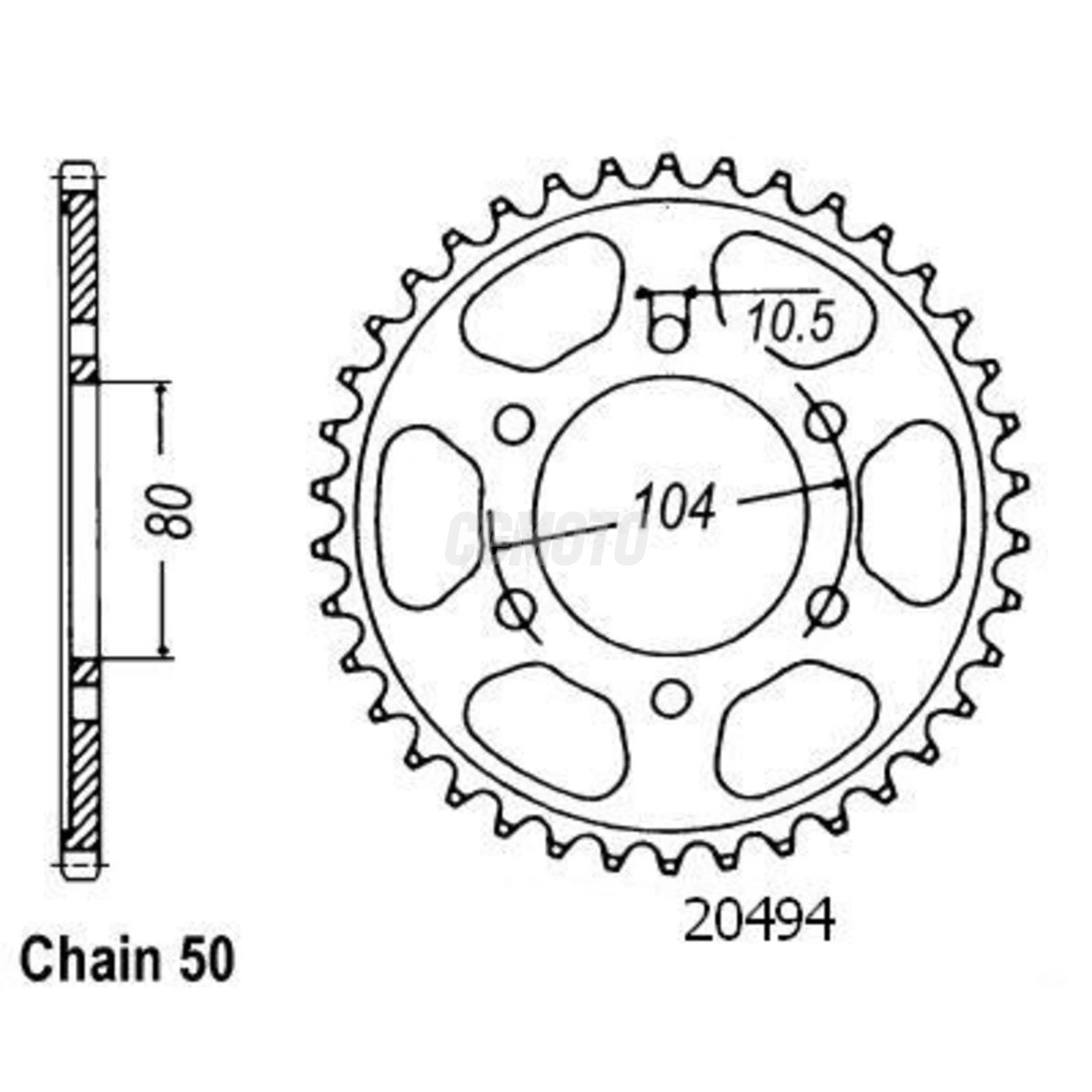 Couronne Zx 550 Gpz Unitrack 8