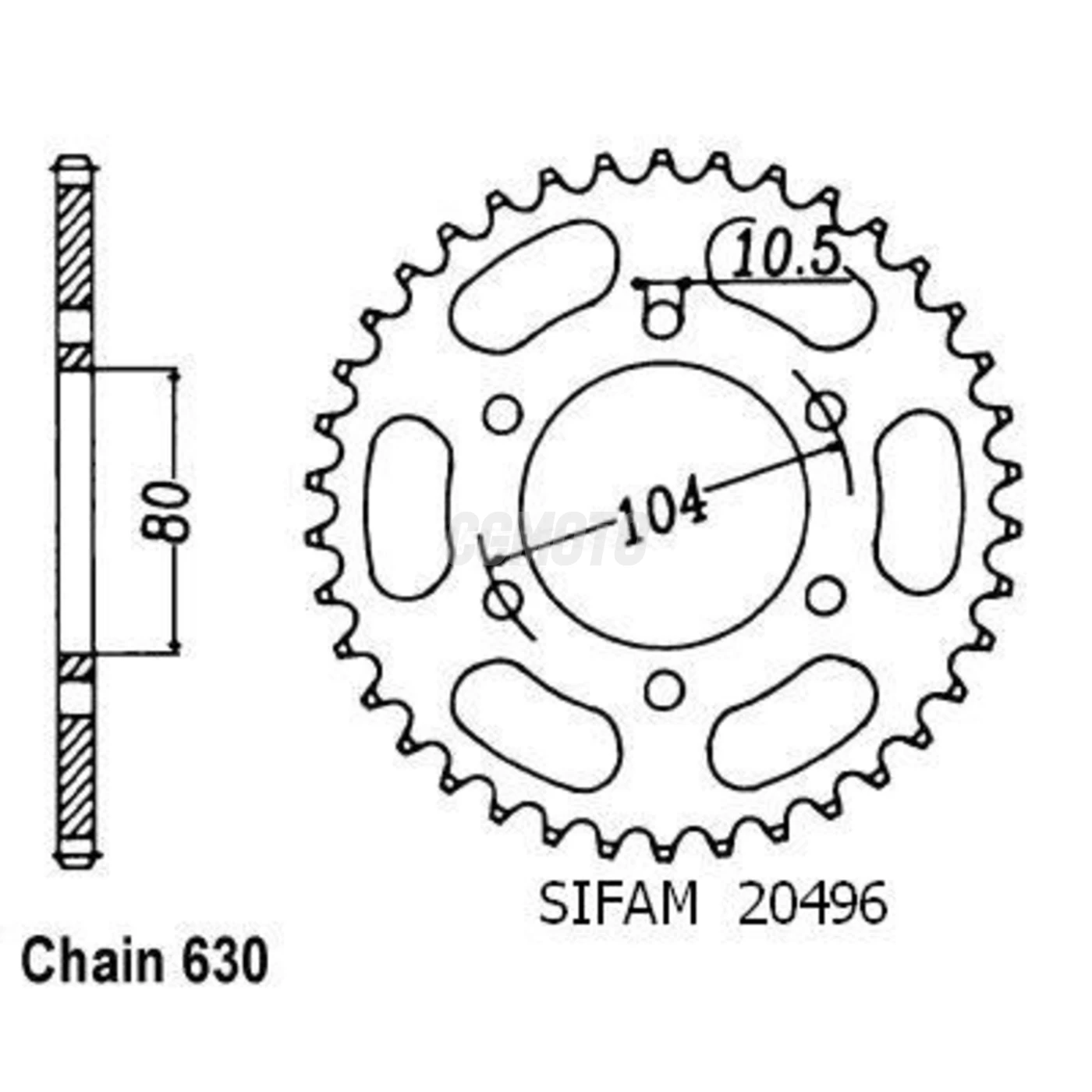 Couronne Z 750 H/L/R 80-84