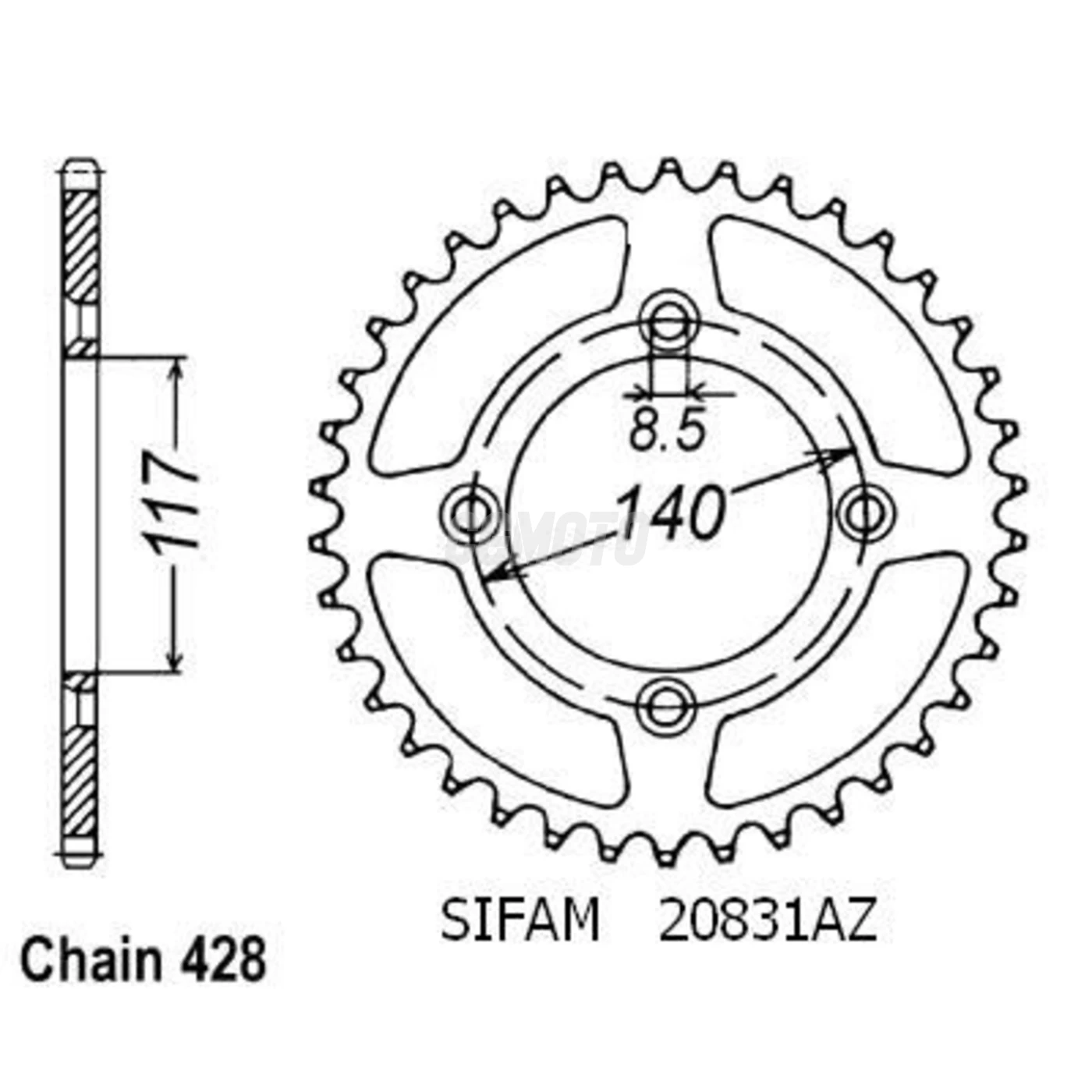 Couronne Yamaha