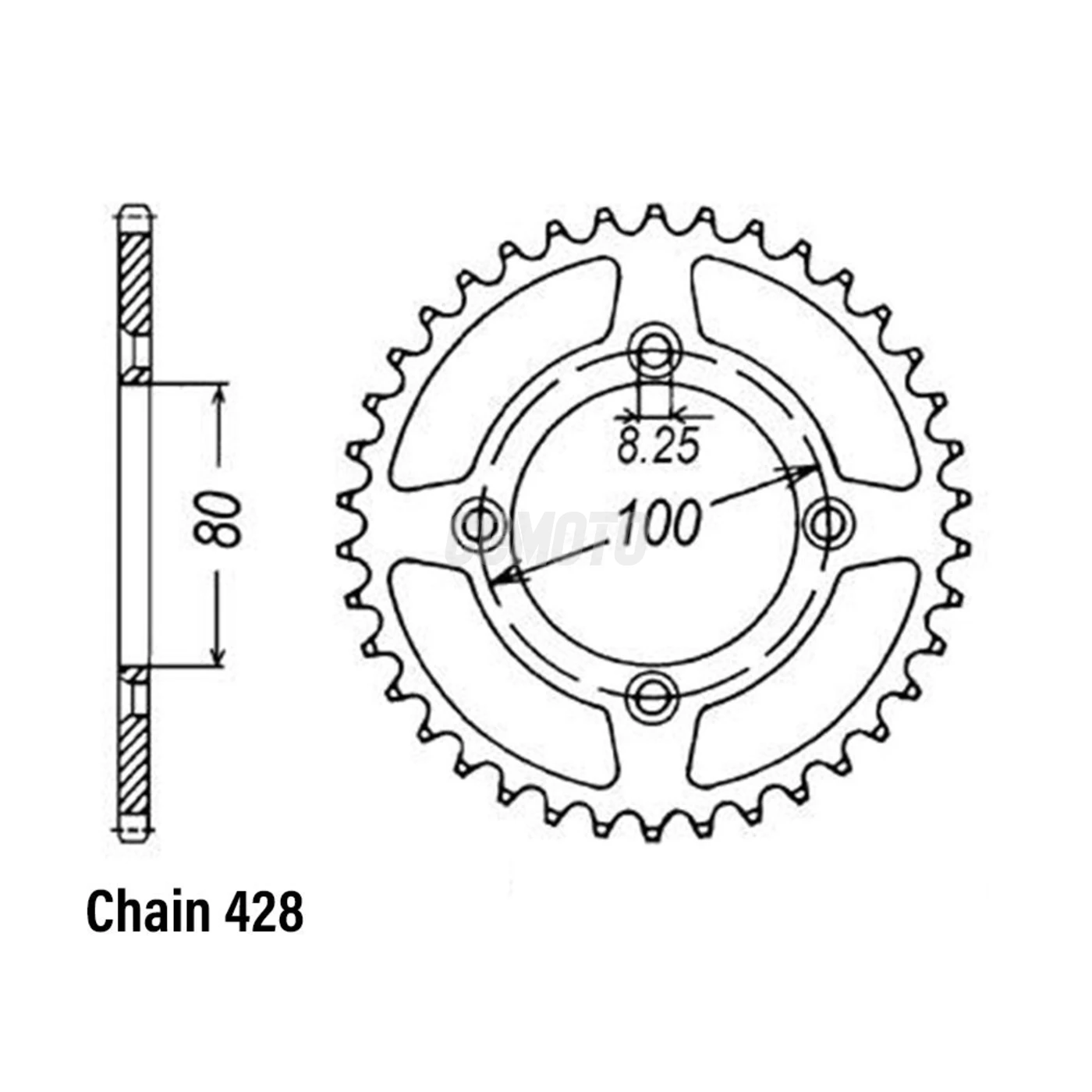 Couronne Xr 100 R 85-01