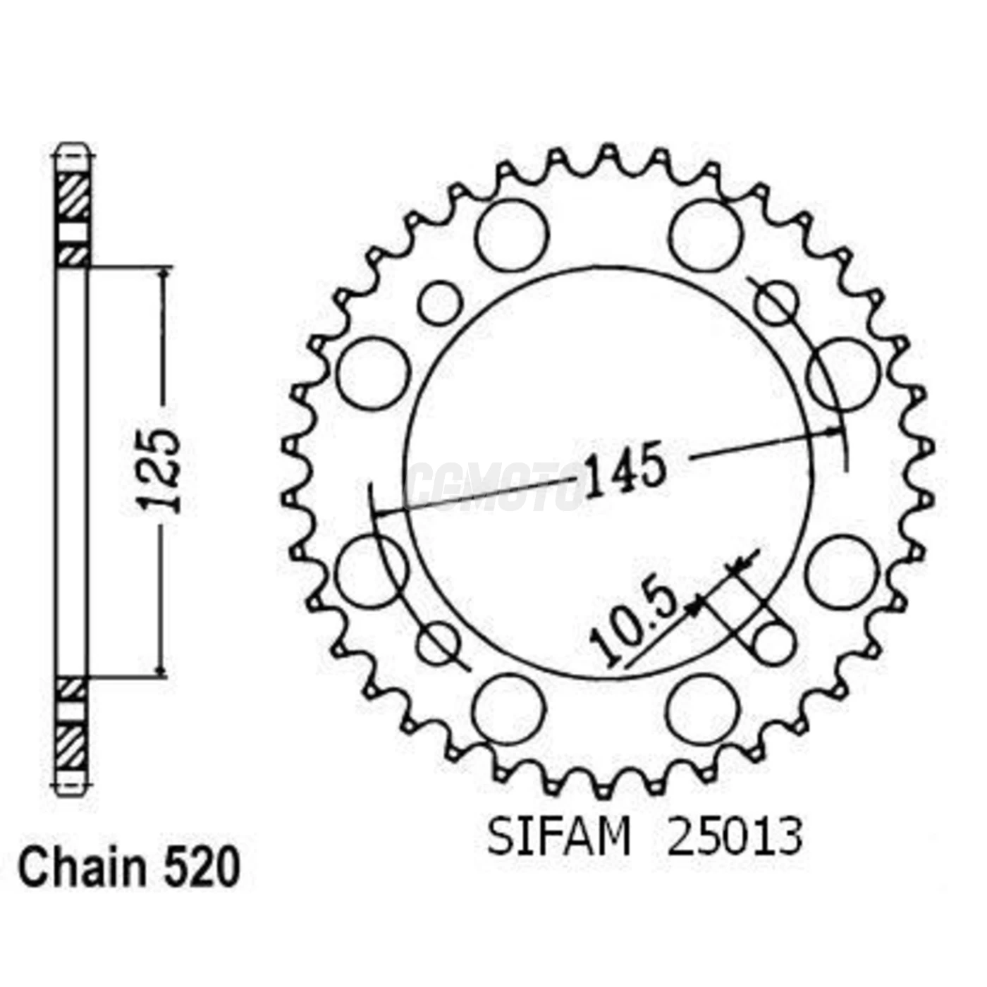 Couronne Xt 550 82-83