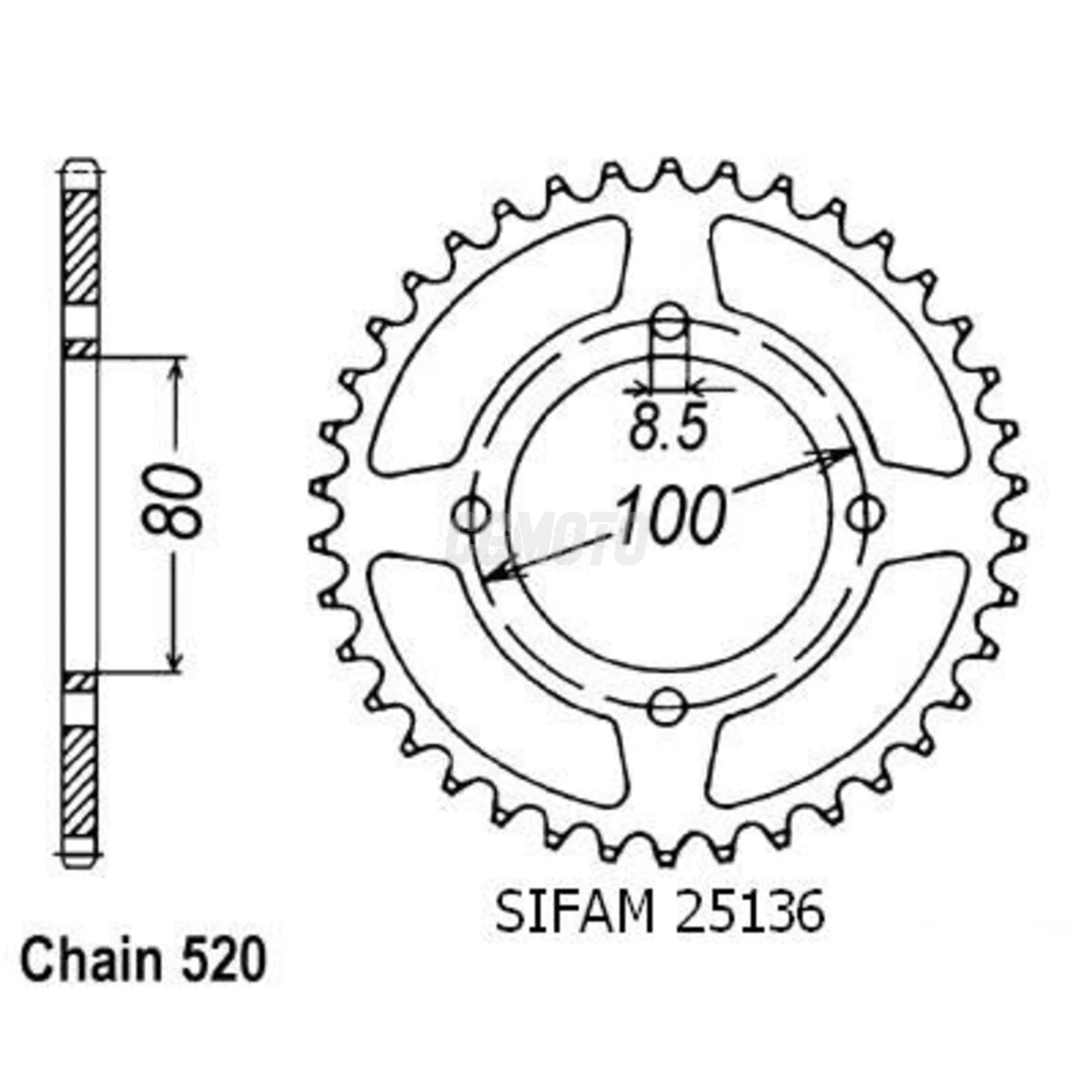 Couronne Rg 250 Gamma 85-88