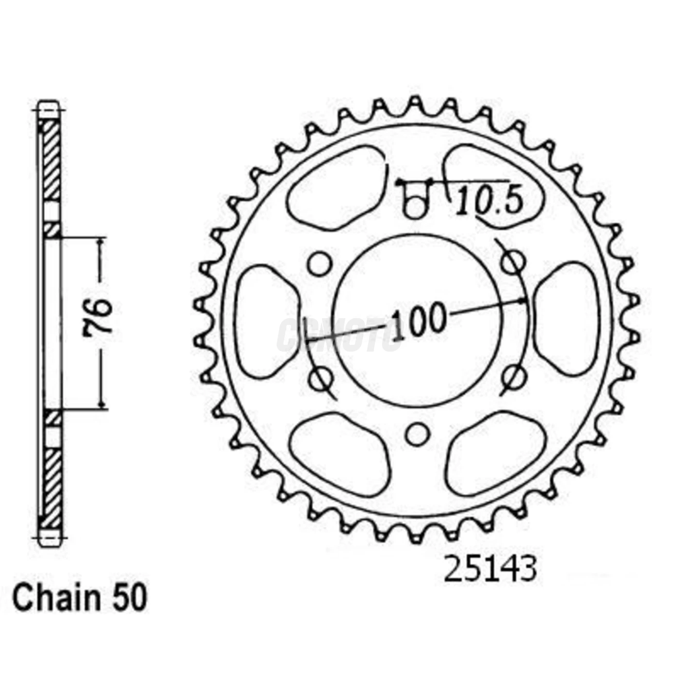 Couronne Gsx-r 750 W 92-95