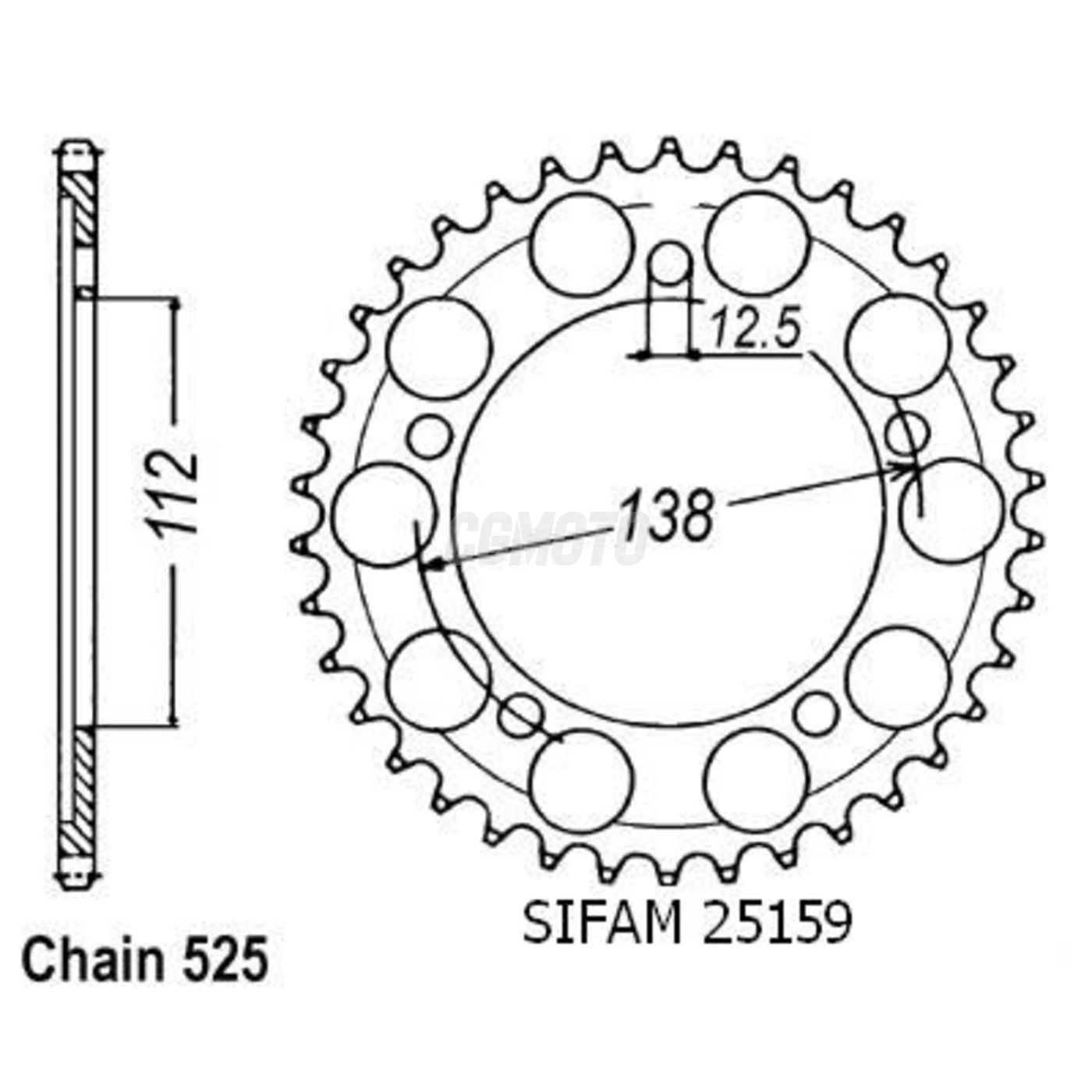 Couronne Vt 750 C Shadow 97-00