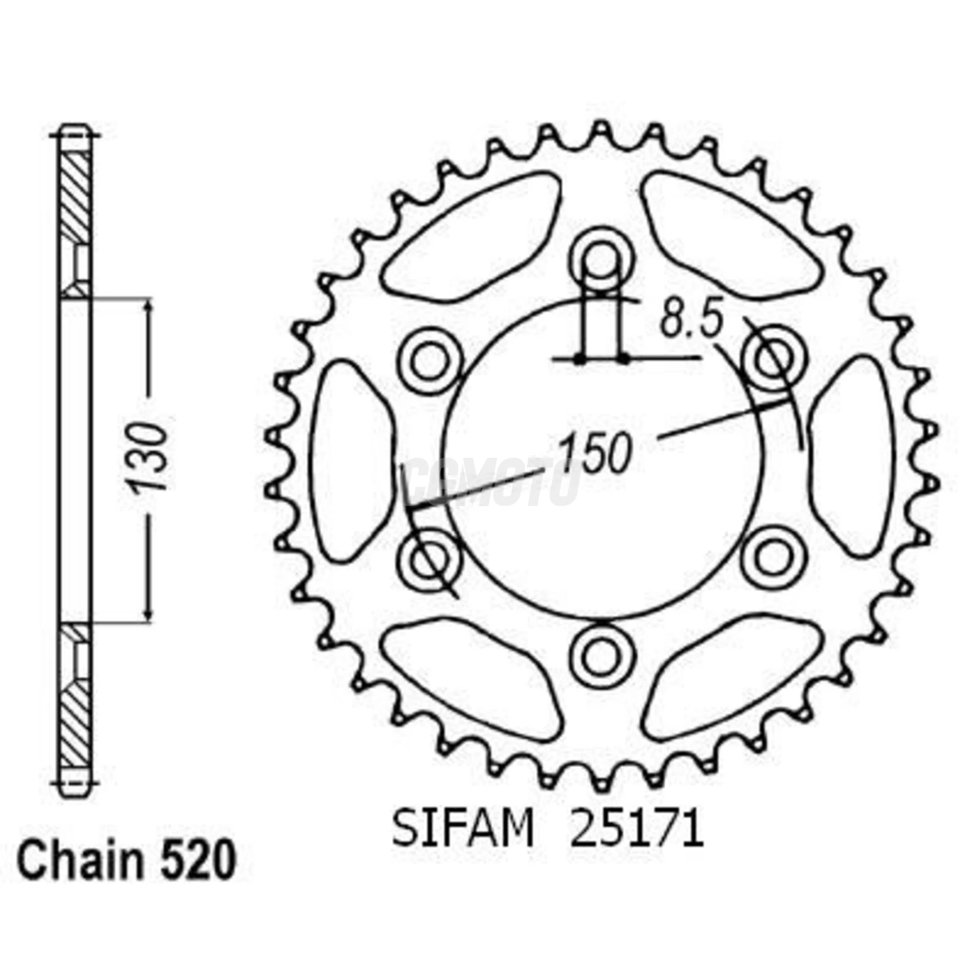 Couronne Yamaha