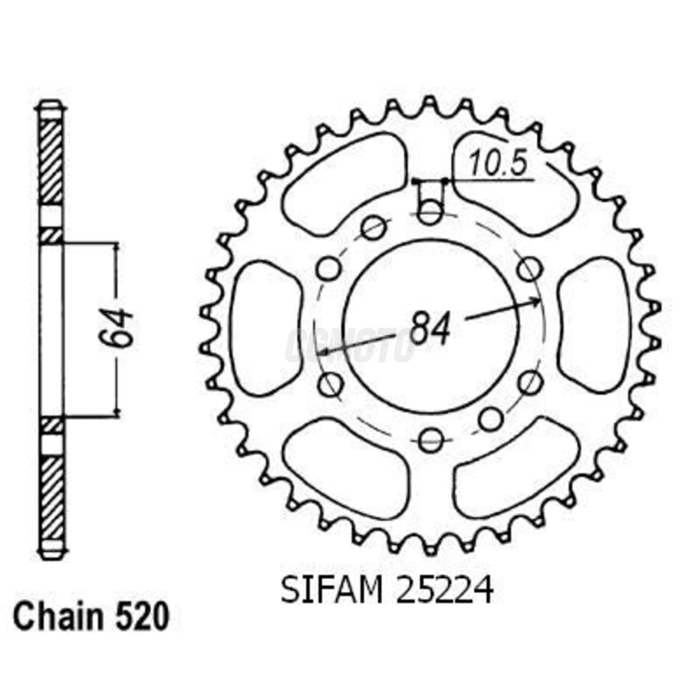 Couronne Quad 400 Kfx/Ltz