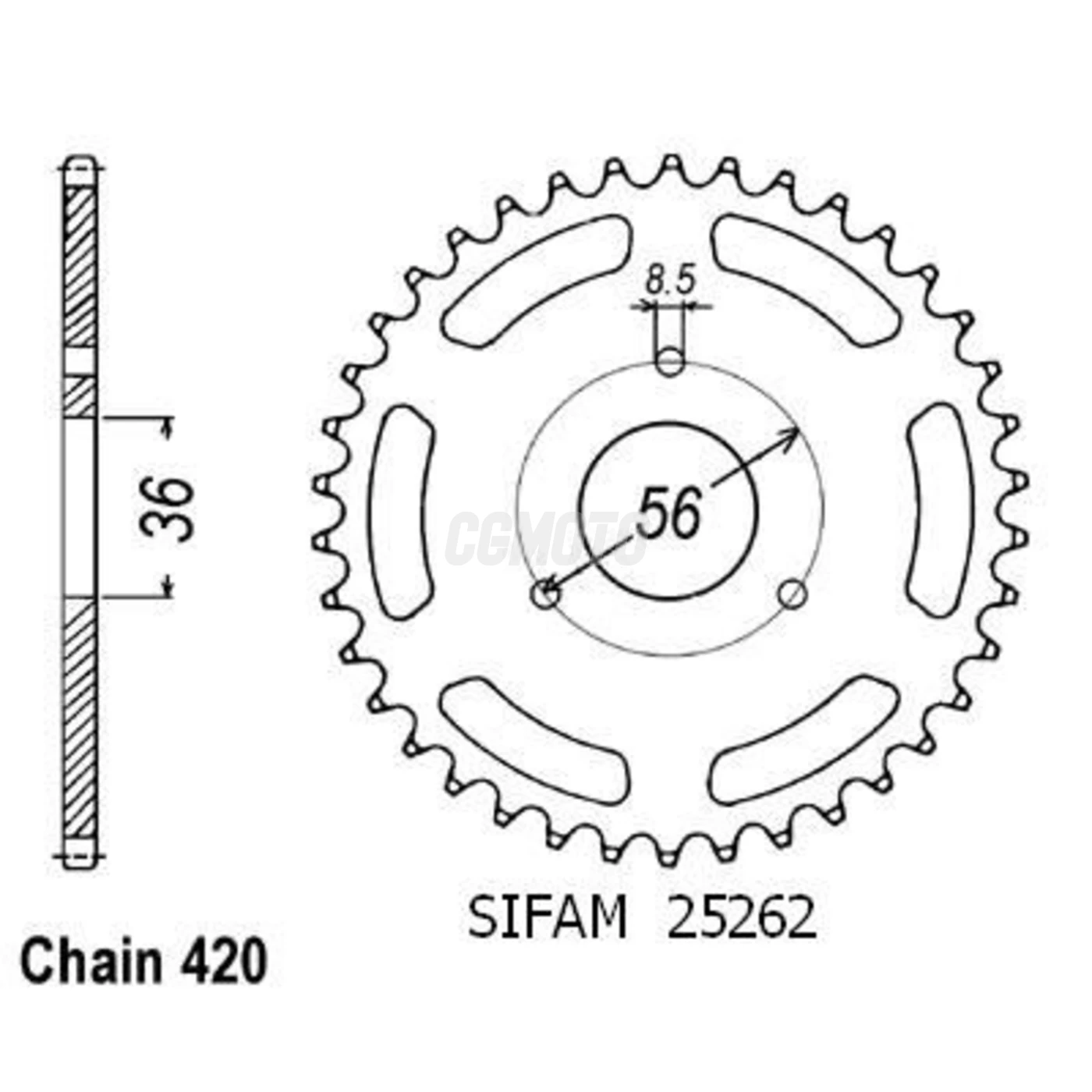 Couronne Suzuki Jr 50 85-06