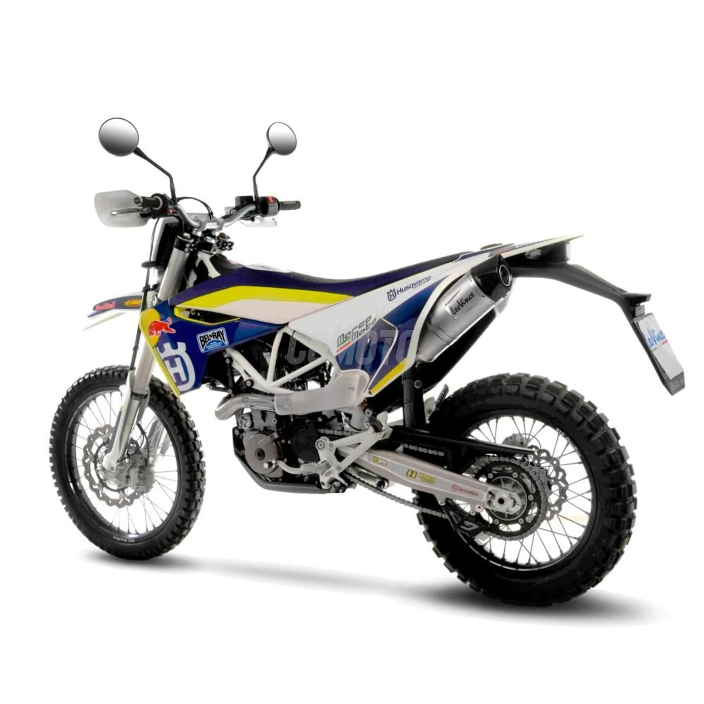 SBK LV ONE EVO HUSQVARNA 701 SUPERMOTO/ENDURO INOX SLIP-ON