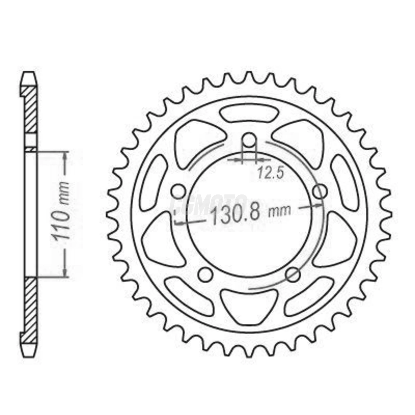 Kit Chaine Origine BMW S 1000 XR 17x45