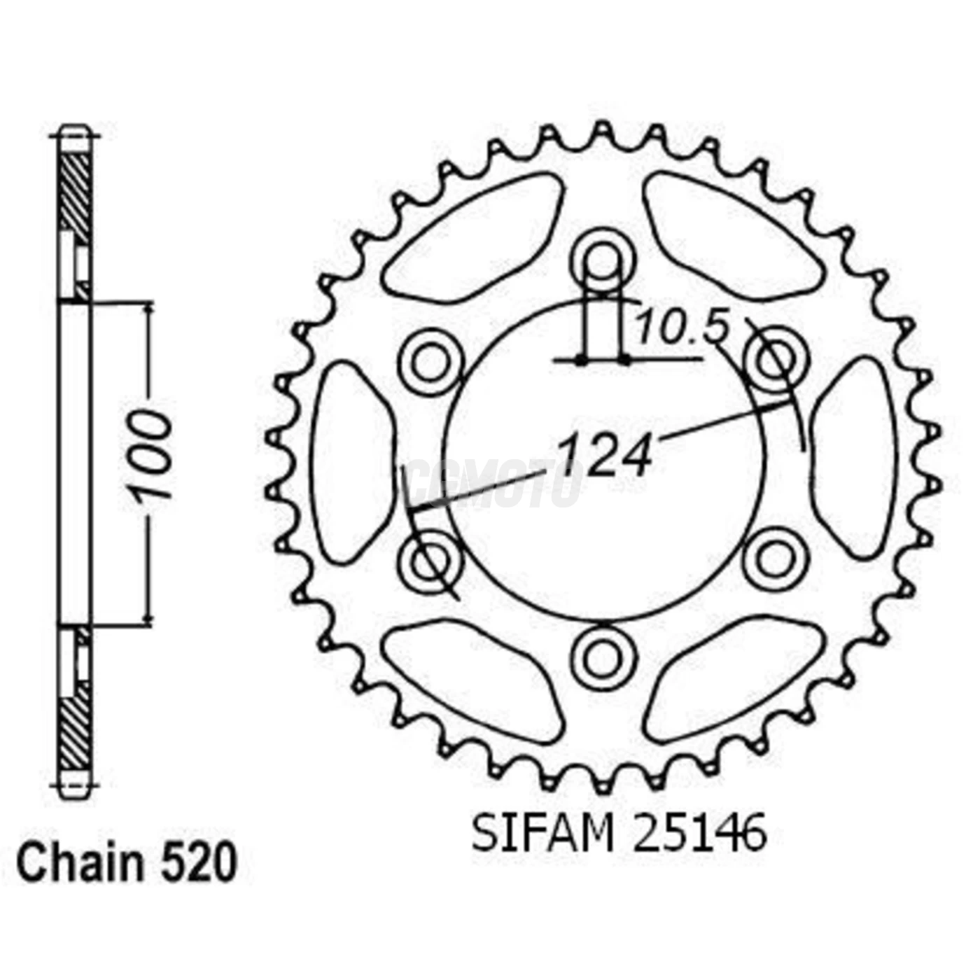 Kit chaine Ducati 600 Ss