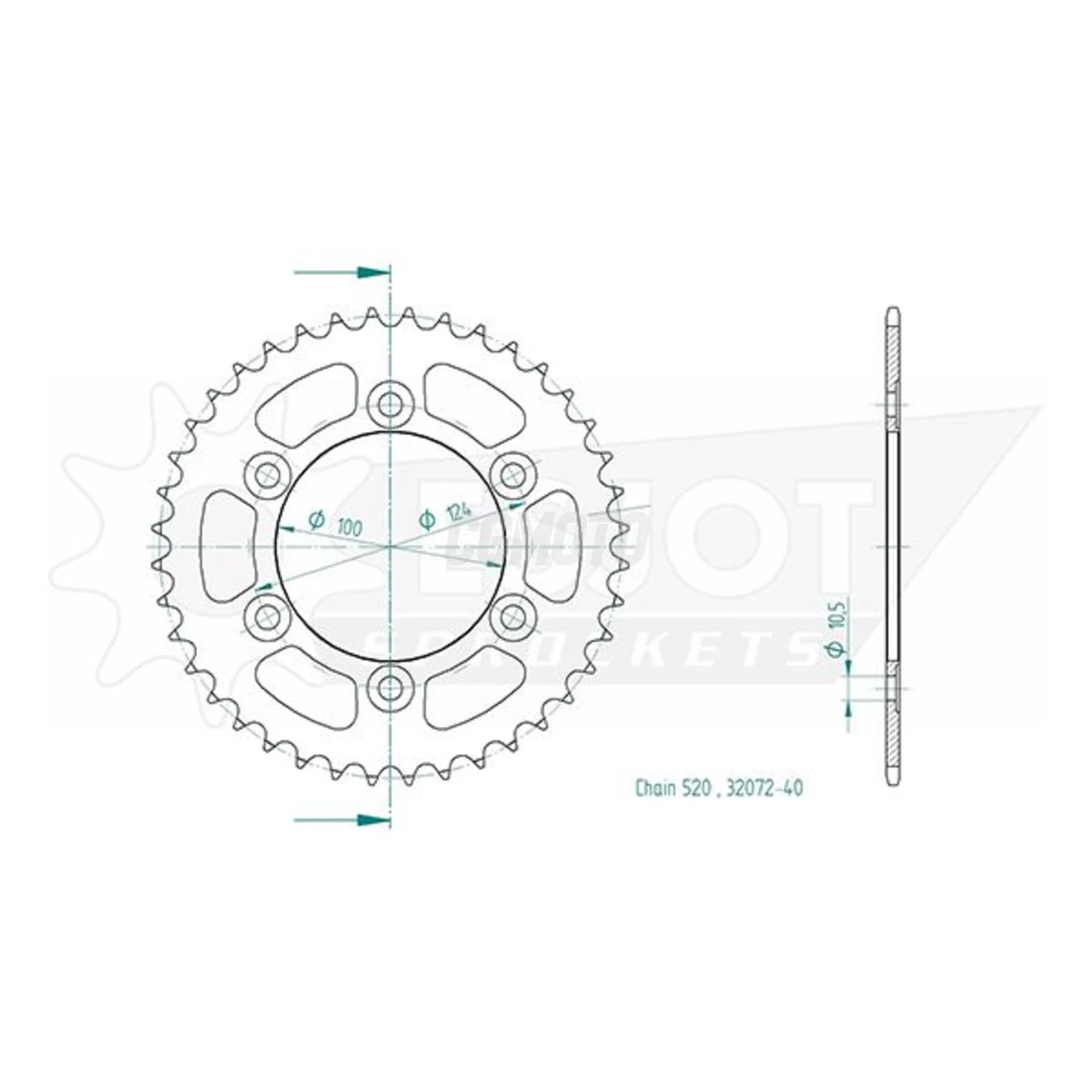 Kit chaine Ducati 750 Ss Ie