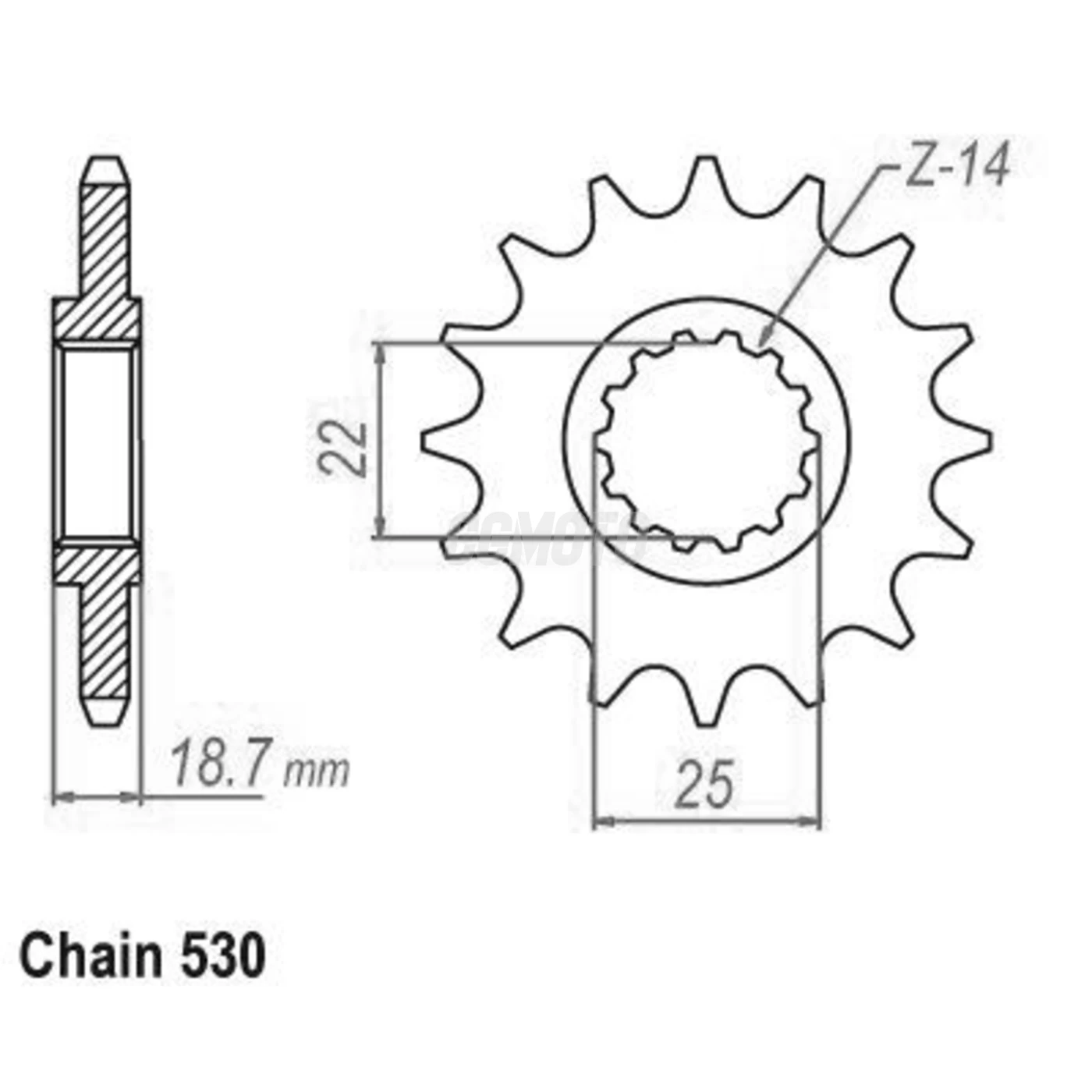 Kit chaine Ducati 1260