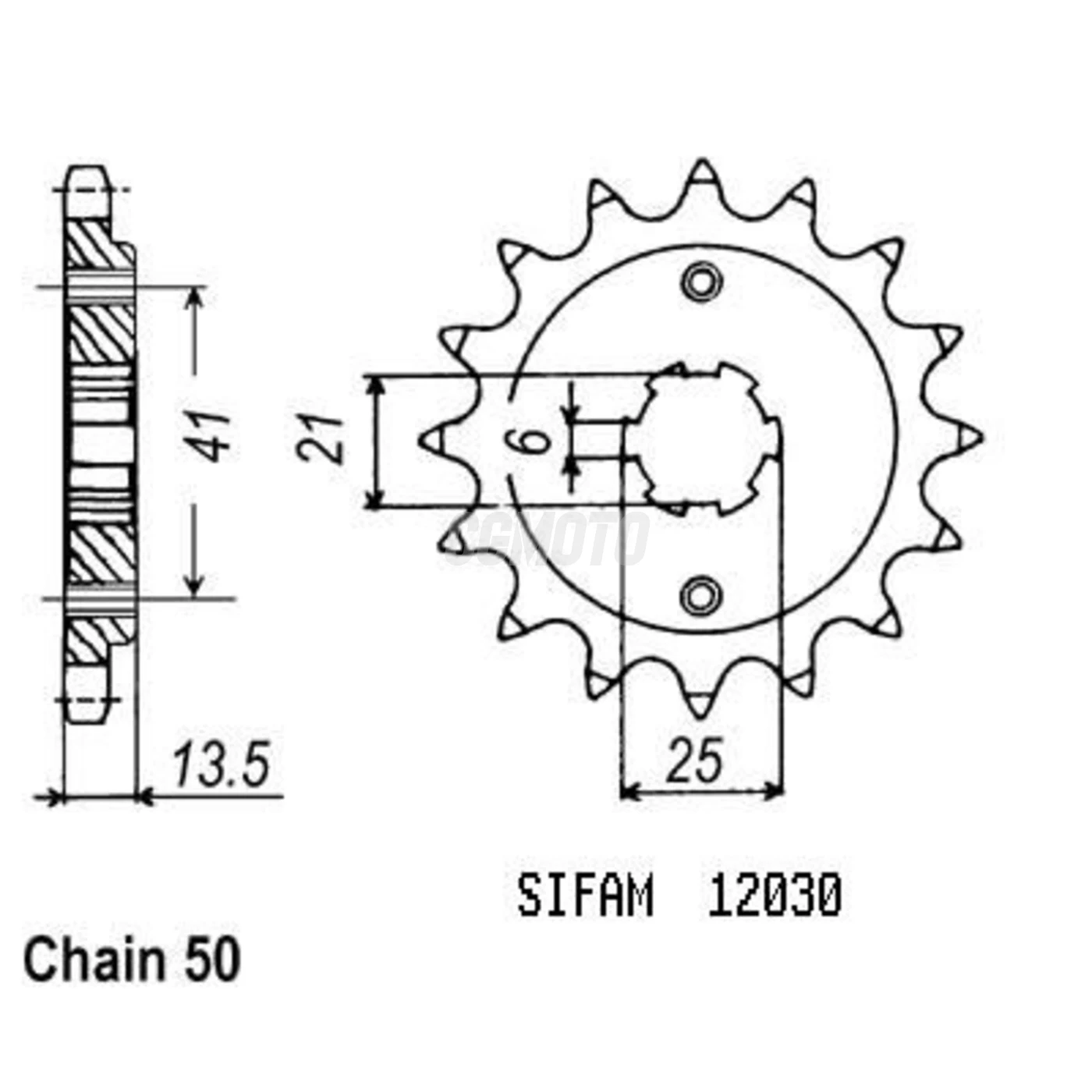 Kit chaine Honda Vf 500 F