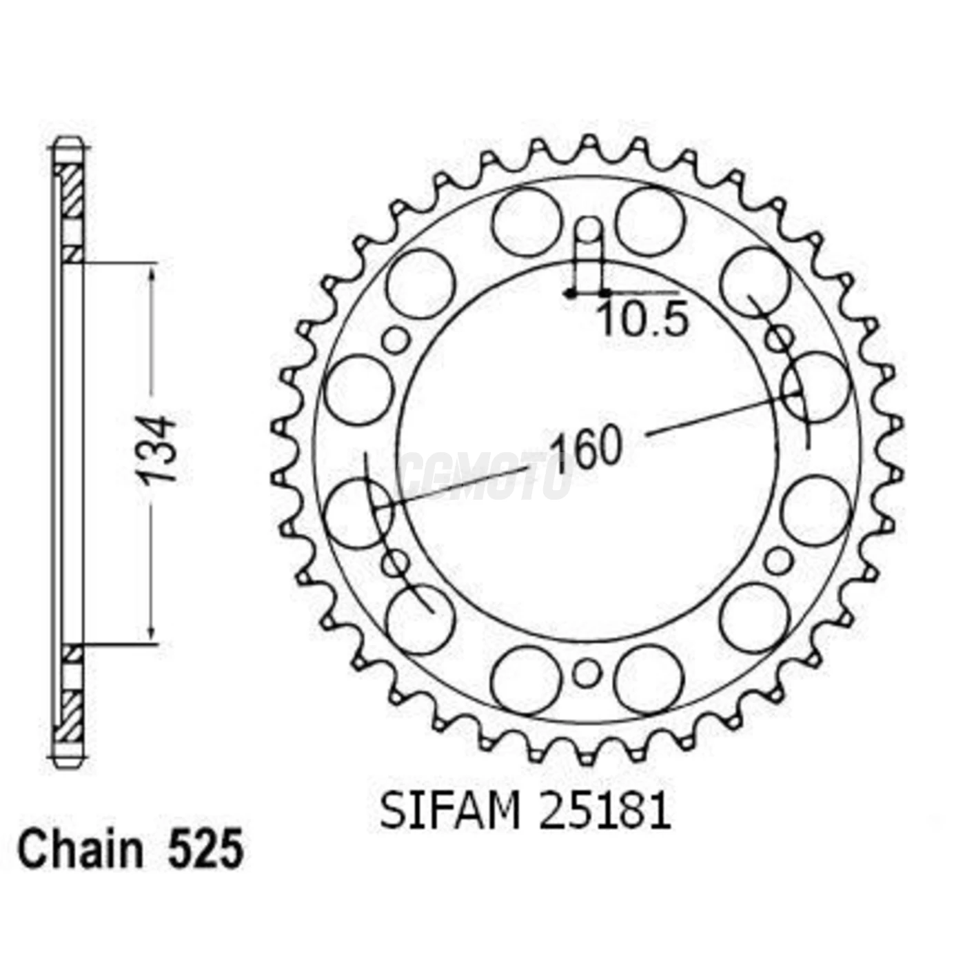 Kit chaine Honda Cbr 600 F1/F2