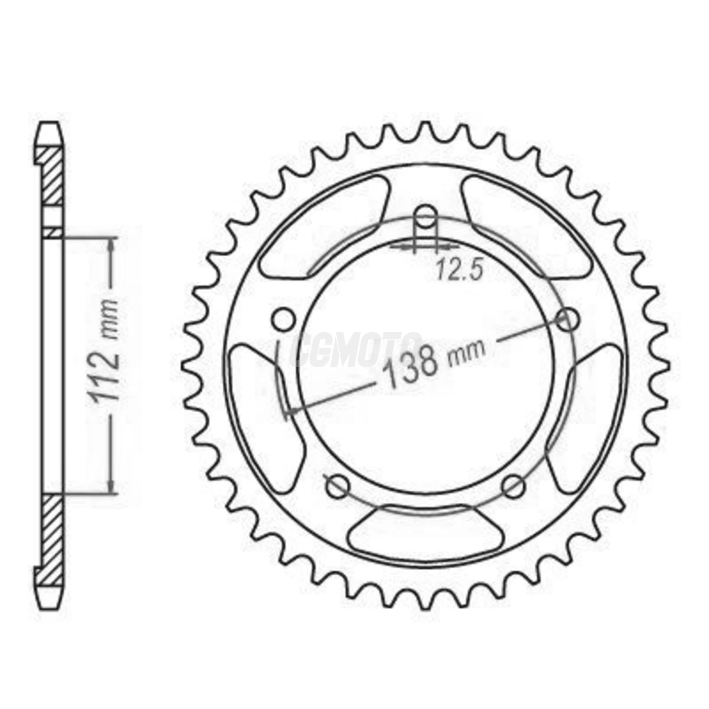 Kit chaine Honda Cb 600 F Hornet