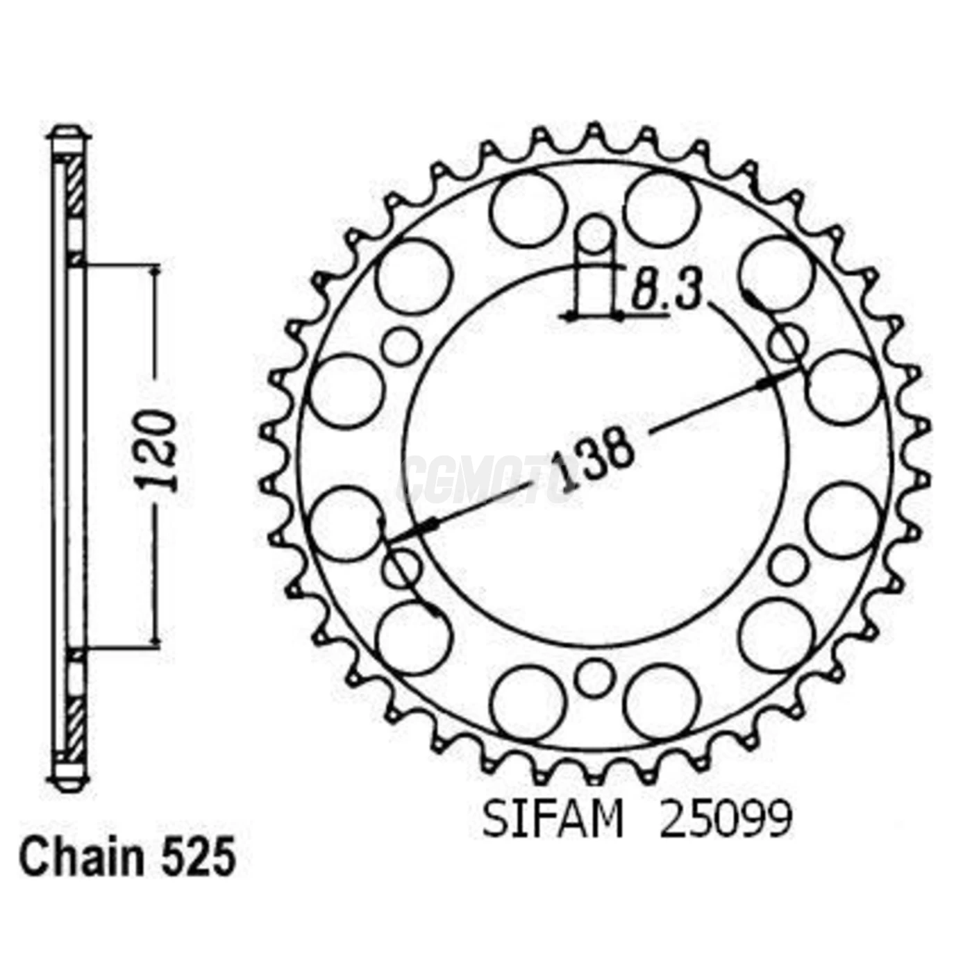 Kit chaine Honda Rc 45 Rvf 750