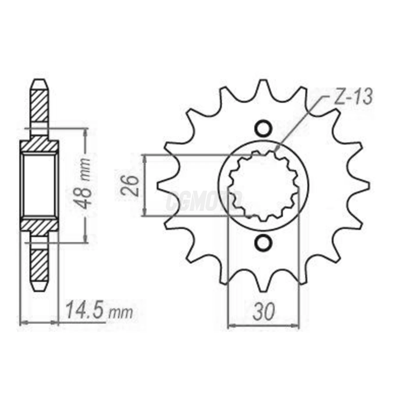 Kit chaine Honda Cbx750 Fe/Fg