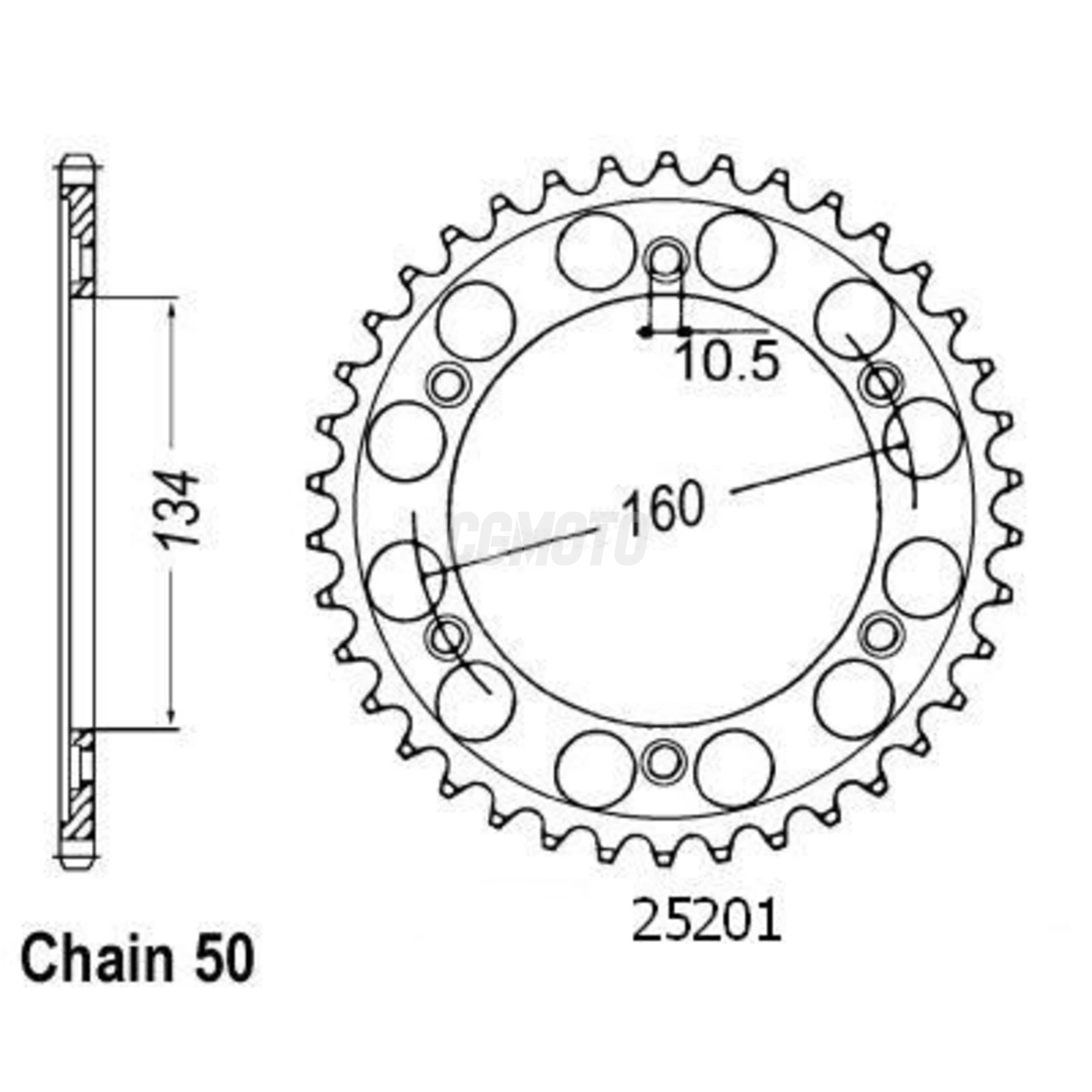 Kit chaine Honda Vtr 1000 Sp1