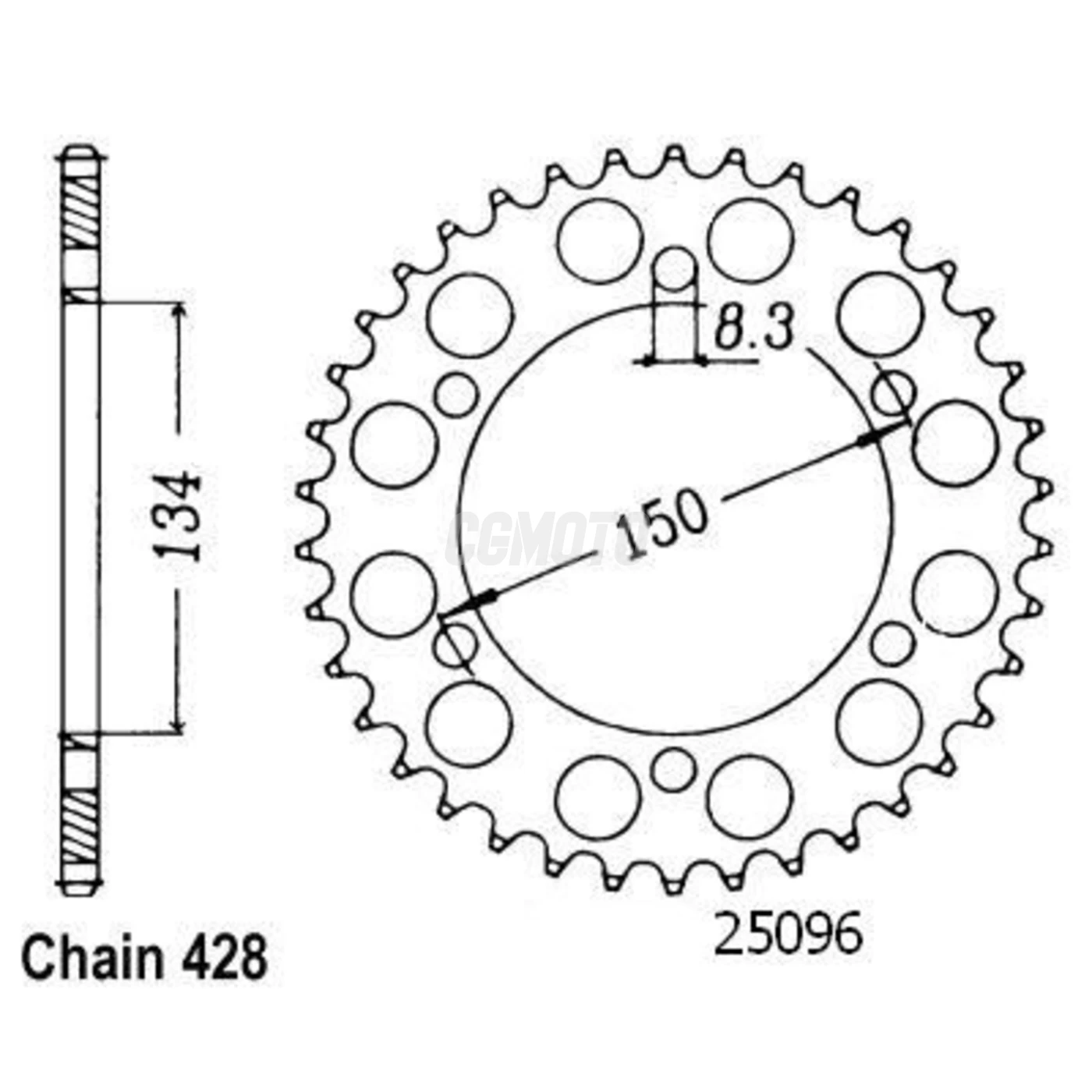 Kit chaine Kawasaki Kmx 125