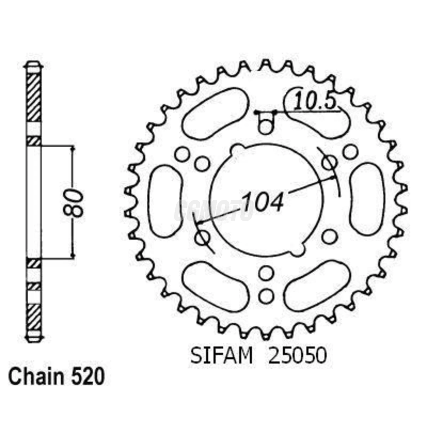 Kit chaine Kawasaki Er-6 650