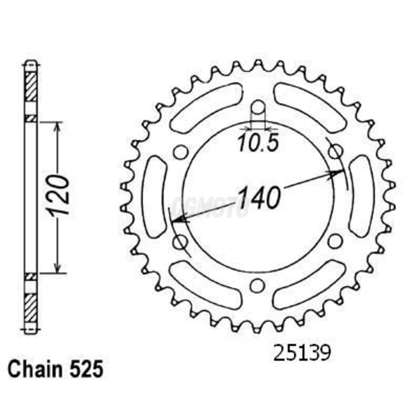 Kit chaine Kawasaki W 650